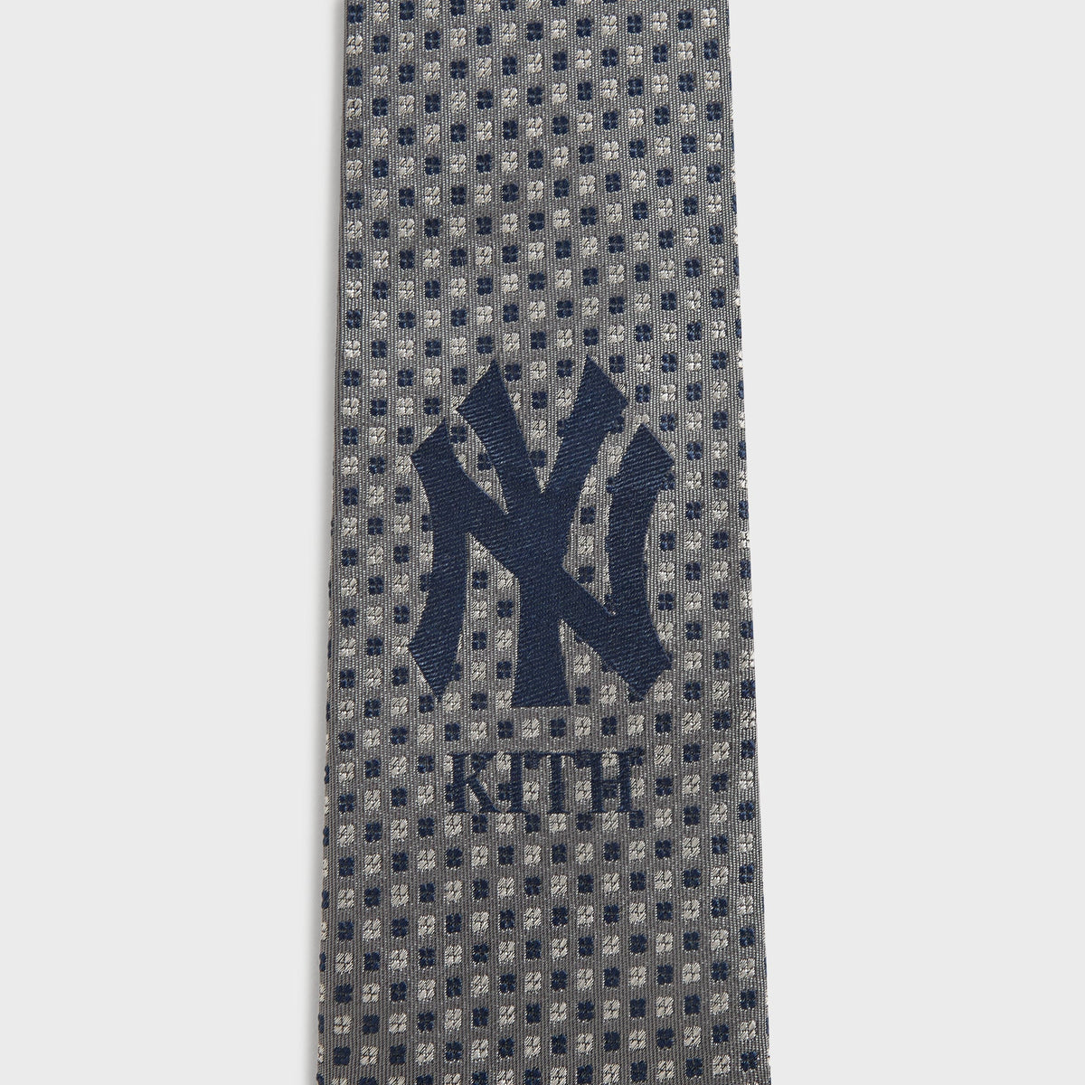 Kith for the New York Yankees Silk Foulard Tie - Skyscraper
