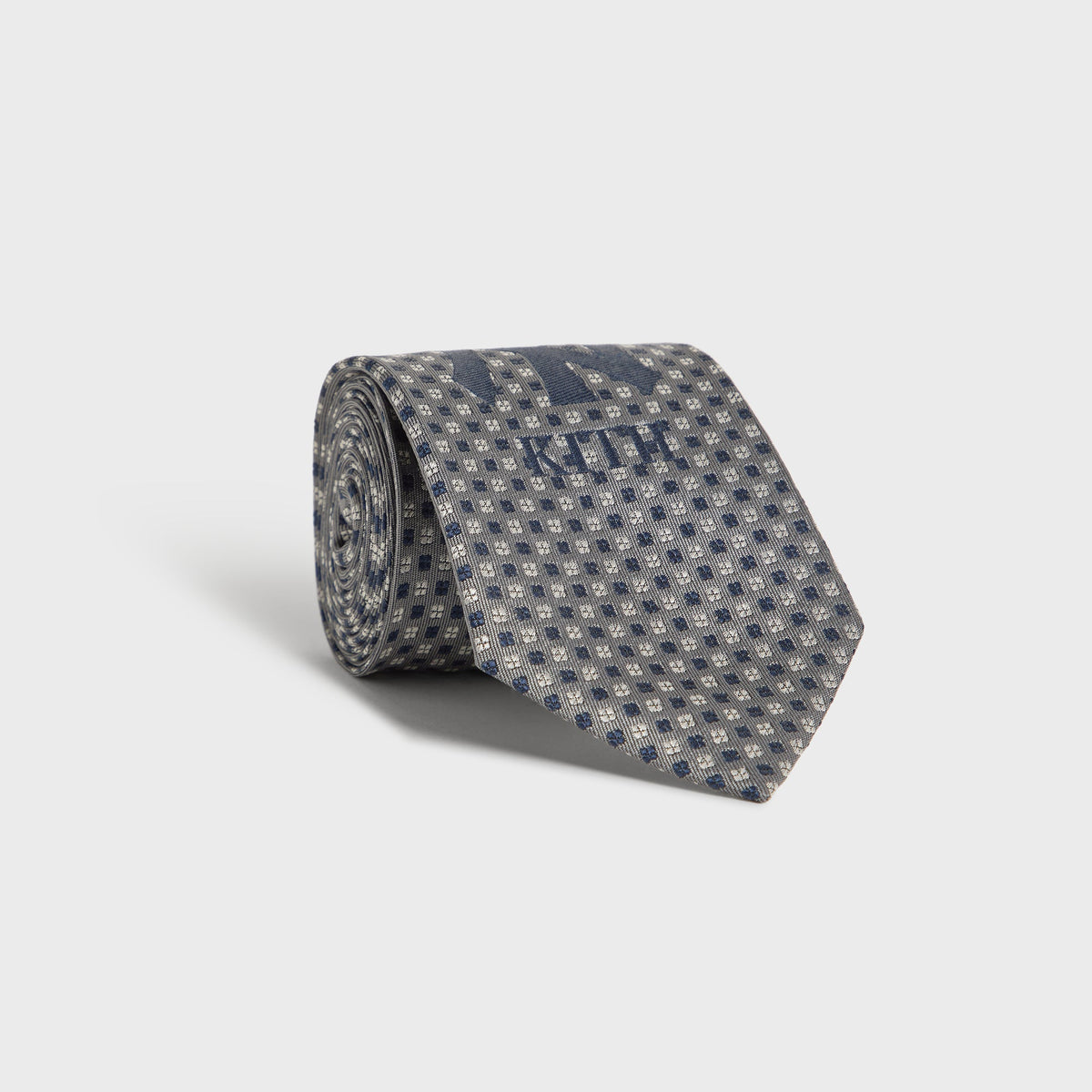 Kith for the New York Yankees Silk Foulard Tie - Skyscraper