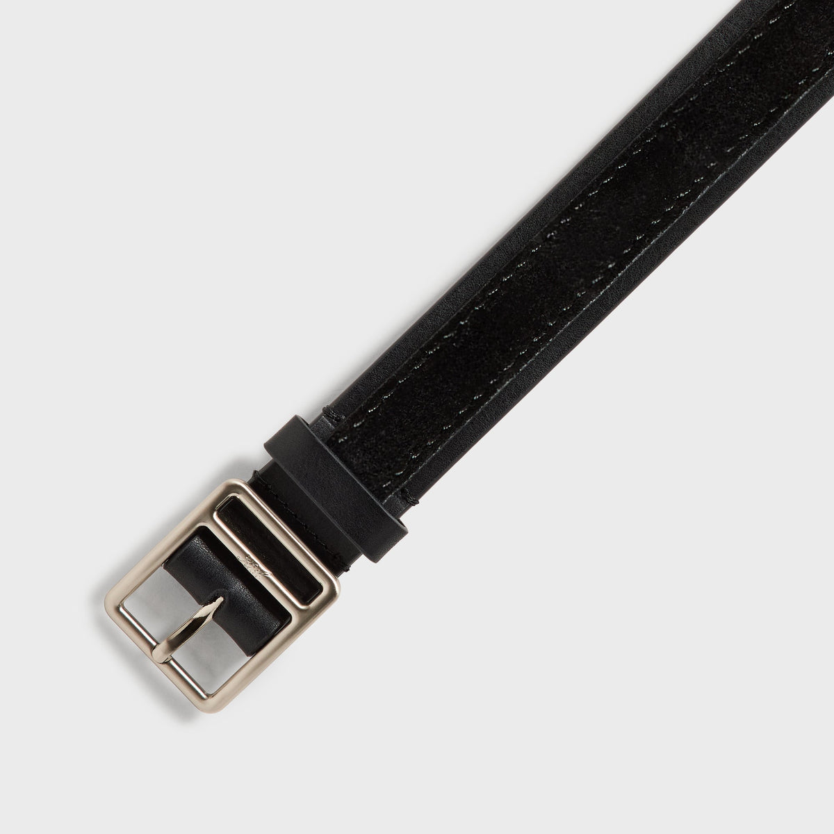 Kith Two-Tone Smooth Leather & Suede Belt - Black