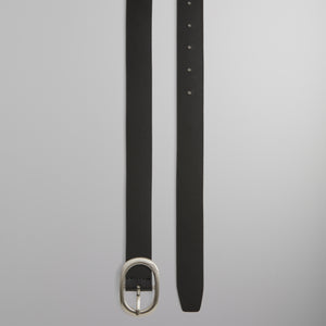 UrlfreezeShops Round Buckle Leather Belt - Black