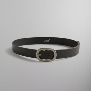 UrlfreezeShops Round Buckle Leather Belt - Black