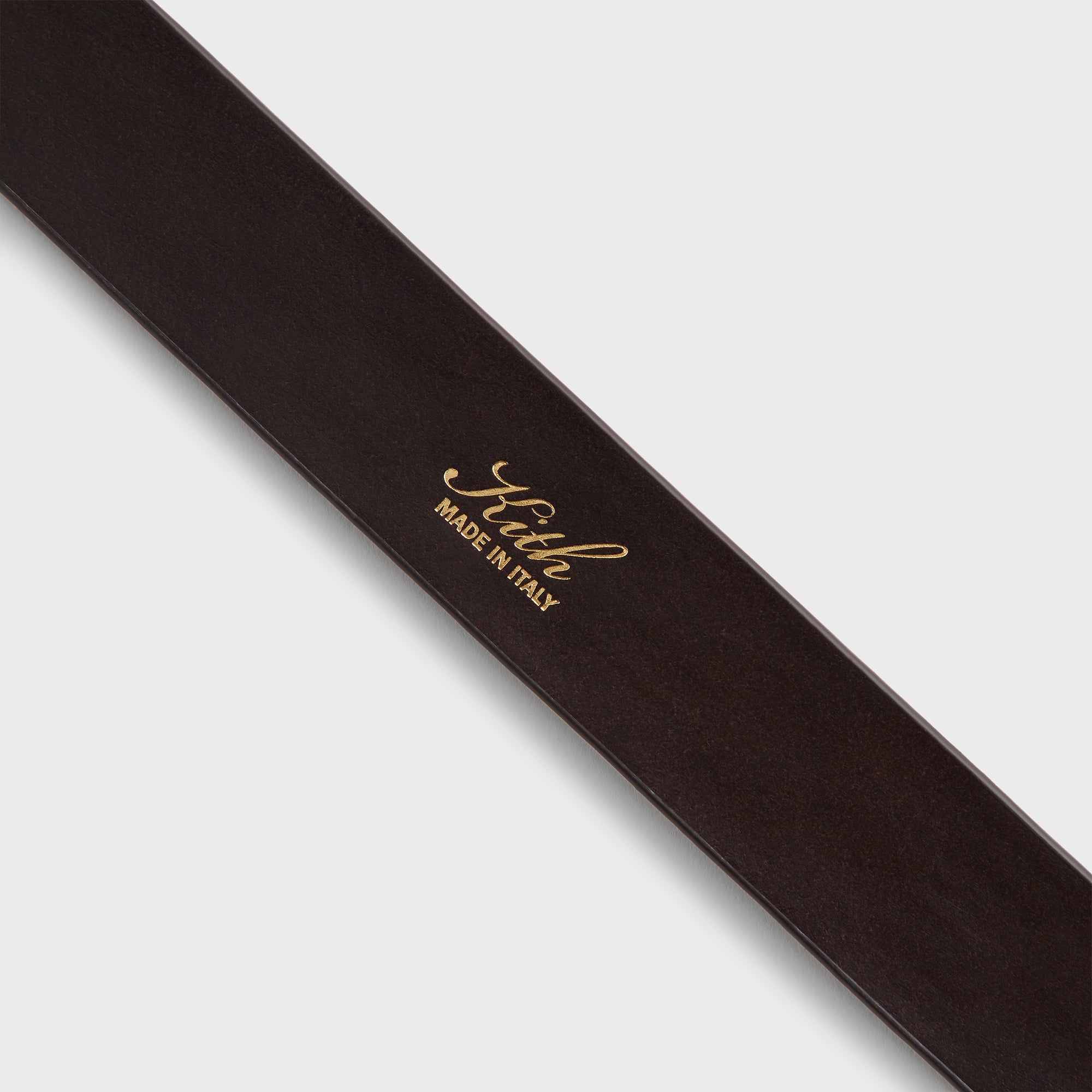 KITH Vachettaモノグラム レザーベルト Kith Monogram Vachetta Leather Belt - Incognito