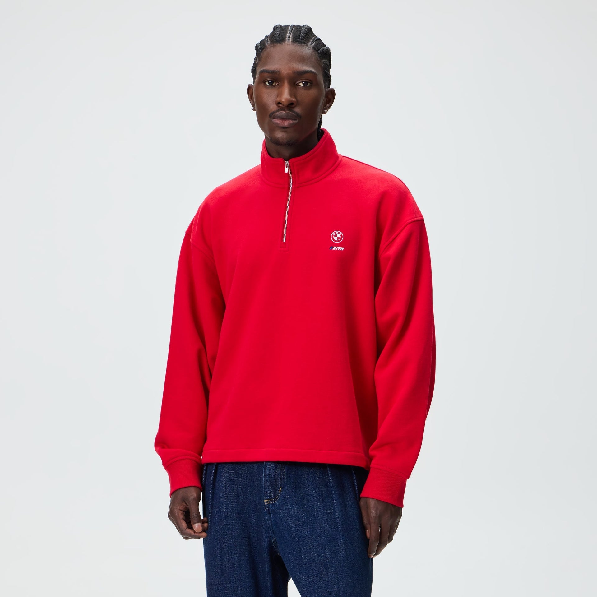 Kith for BMW Nelson Quarter Zip - Cinnabar - PH