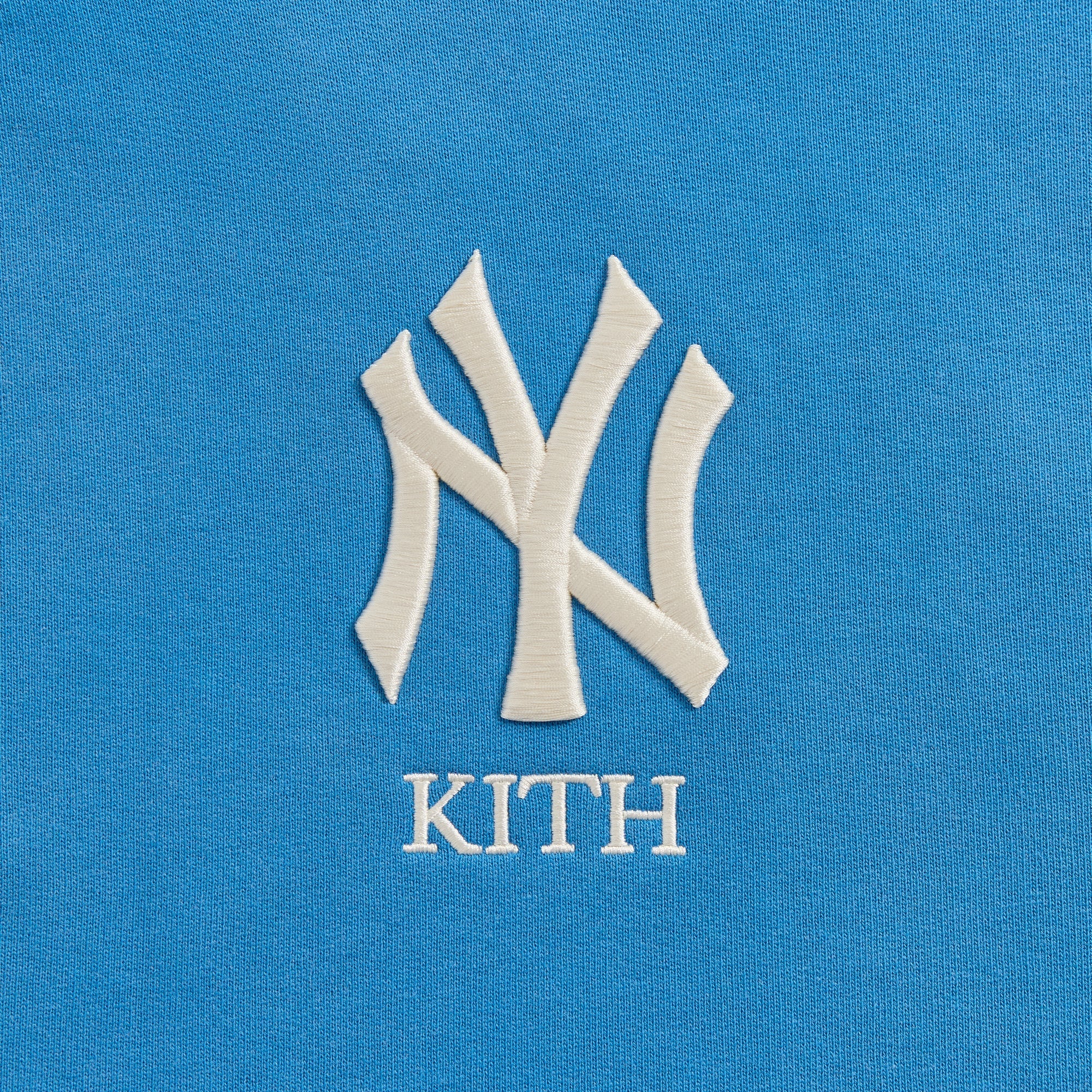 Kith for the New York Yankees Vintage Nelson Quarter Zip - Skylight -