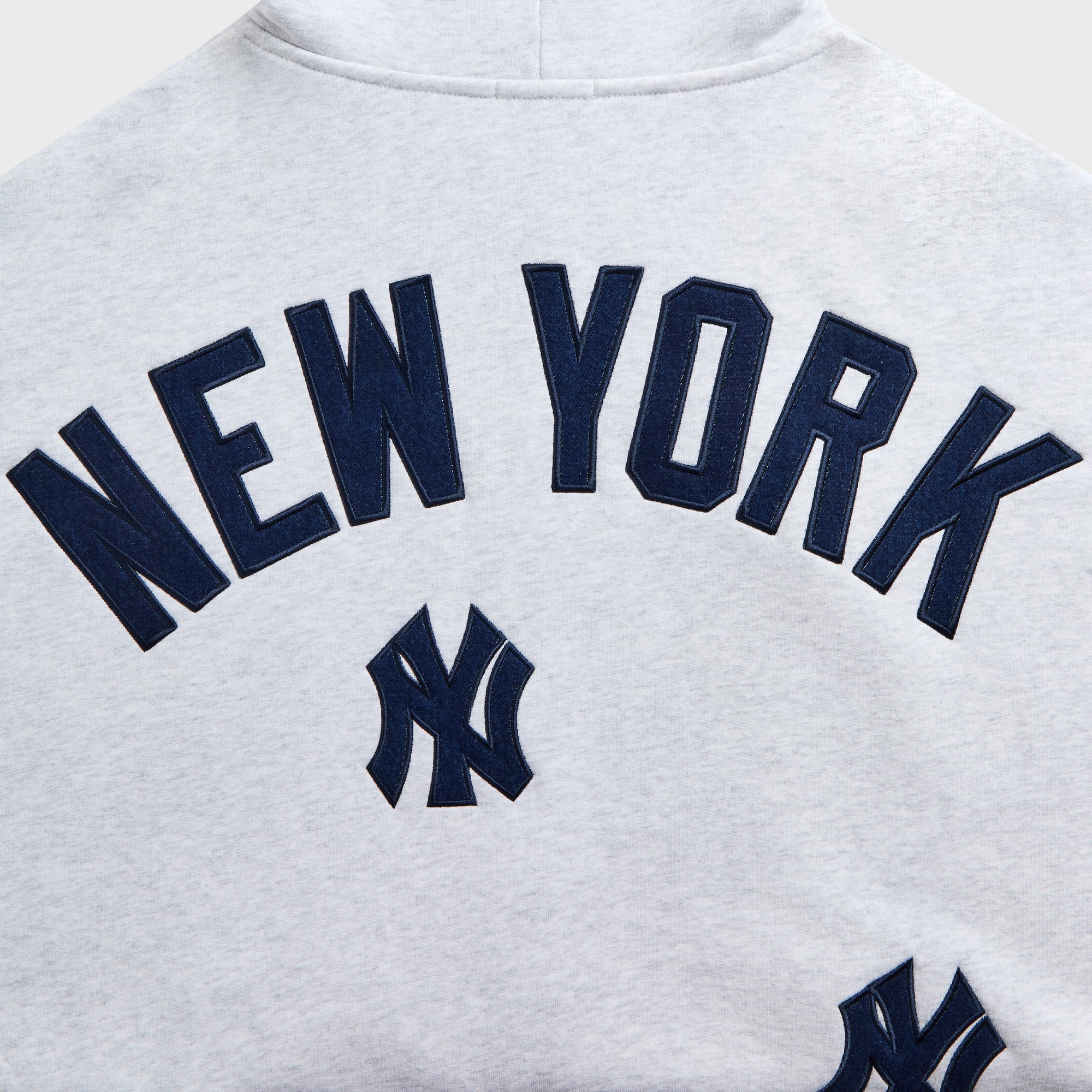 Kith for the New York Yankees Vintage Braxton Zip Hoodie - Light Heath