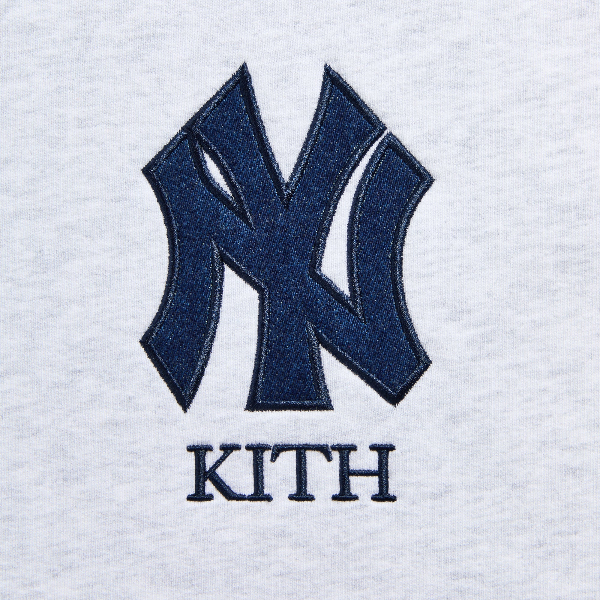 Kith for the New York Yankees Vintage Braxton Zip Hoodie - Light Heath