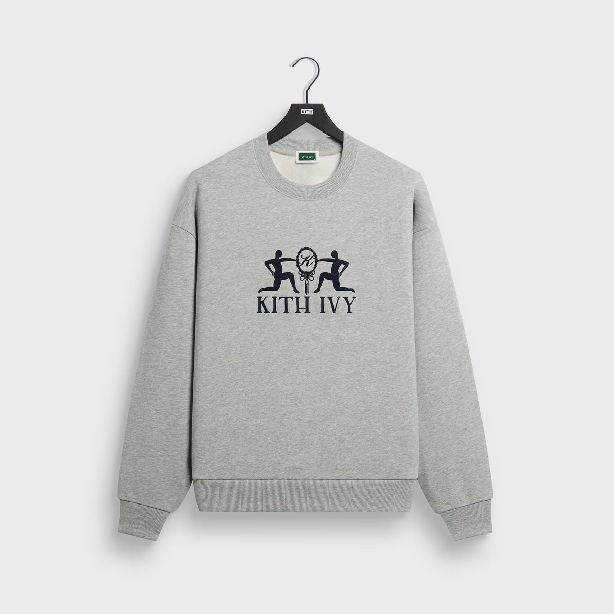Kith Ivy Emblem Vintage Crewneck - Cool Heather Grey