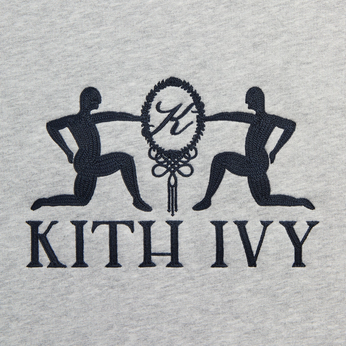 Kith Ivy Emblem Vintage Crewneck - Cool Heather Grey