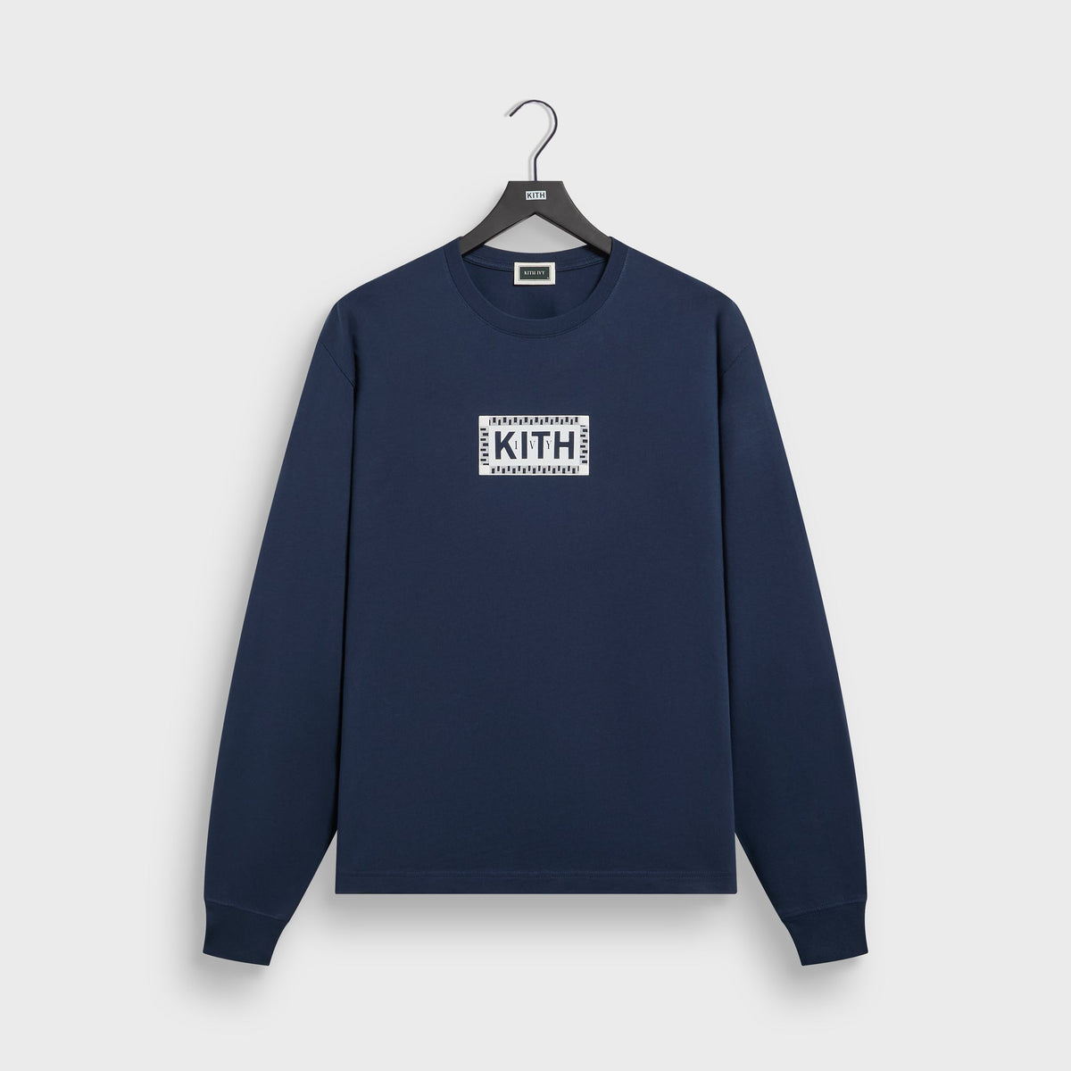 Kith Ivy Classic Logo Long Sleeve Tee - Nocturnal - PH