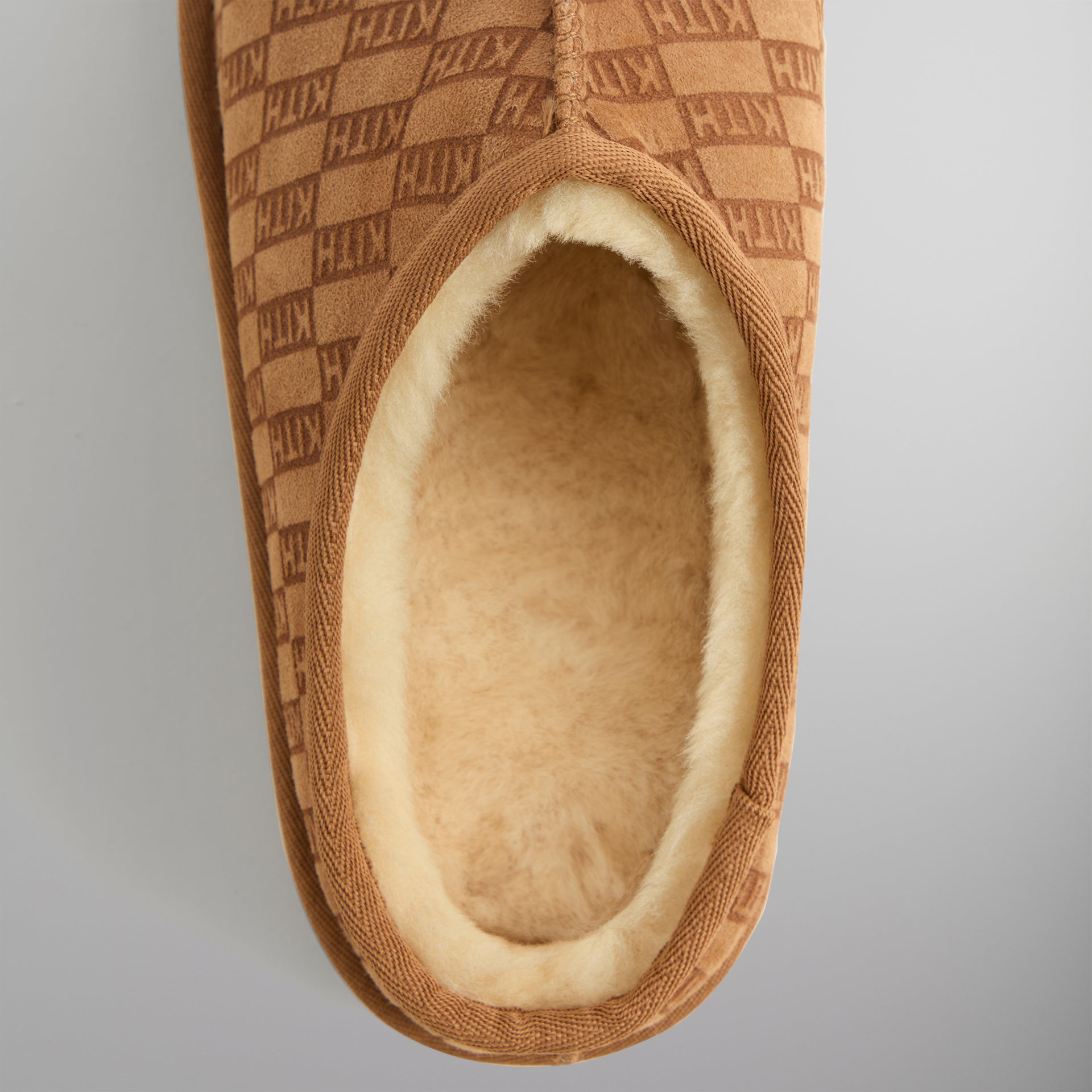 Kith Monogram Shearling Slippers - Loft