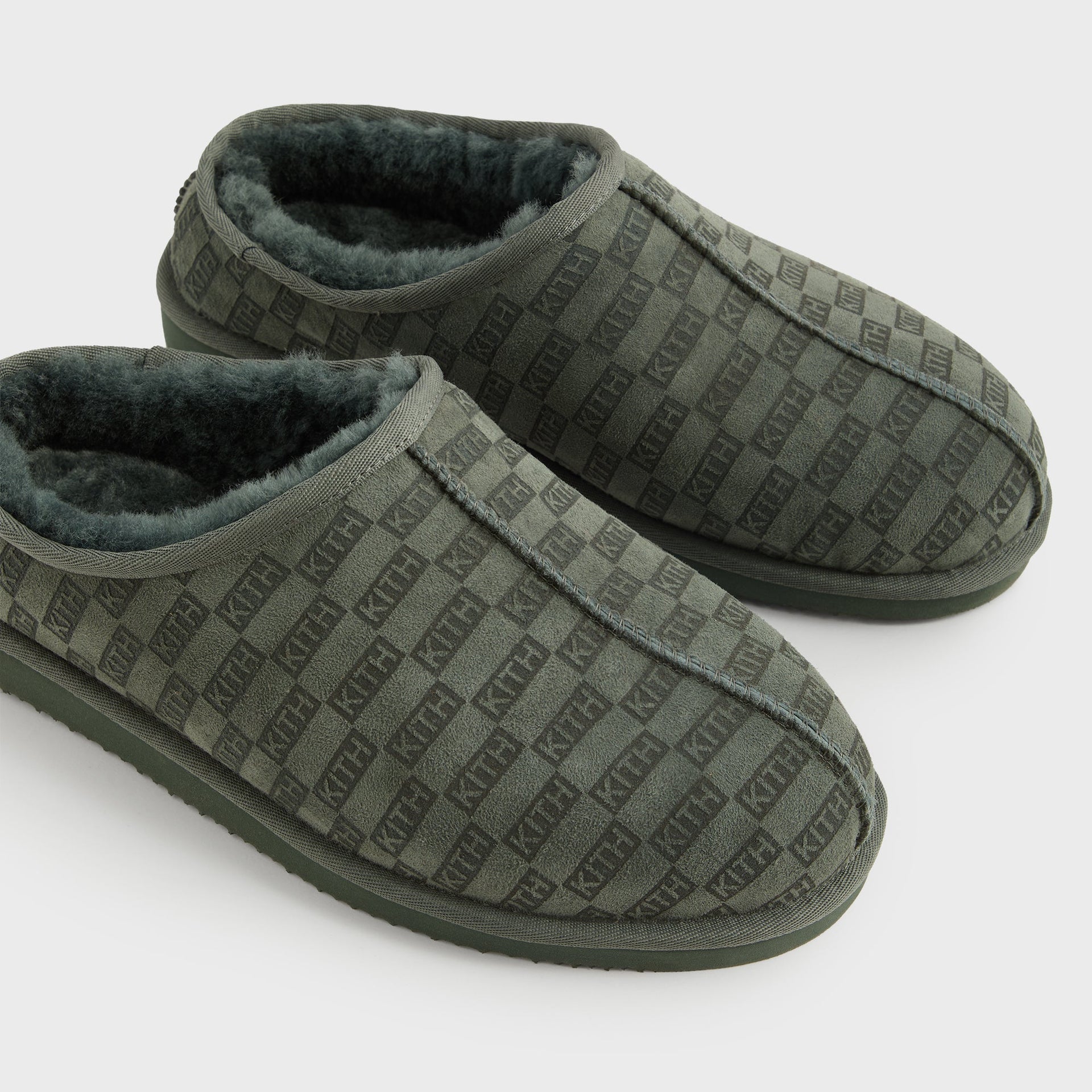 Kith Monogram Shearling Slippers - Stadium - PH