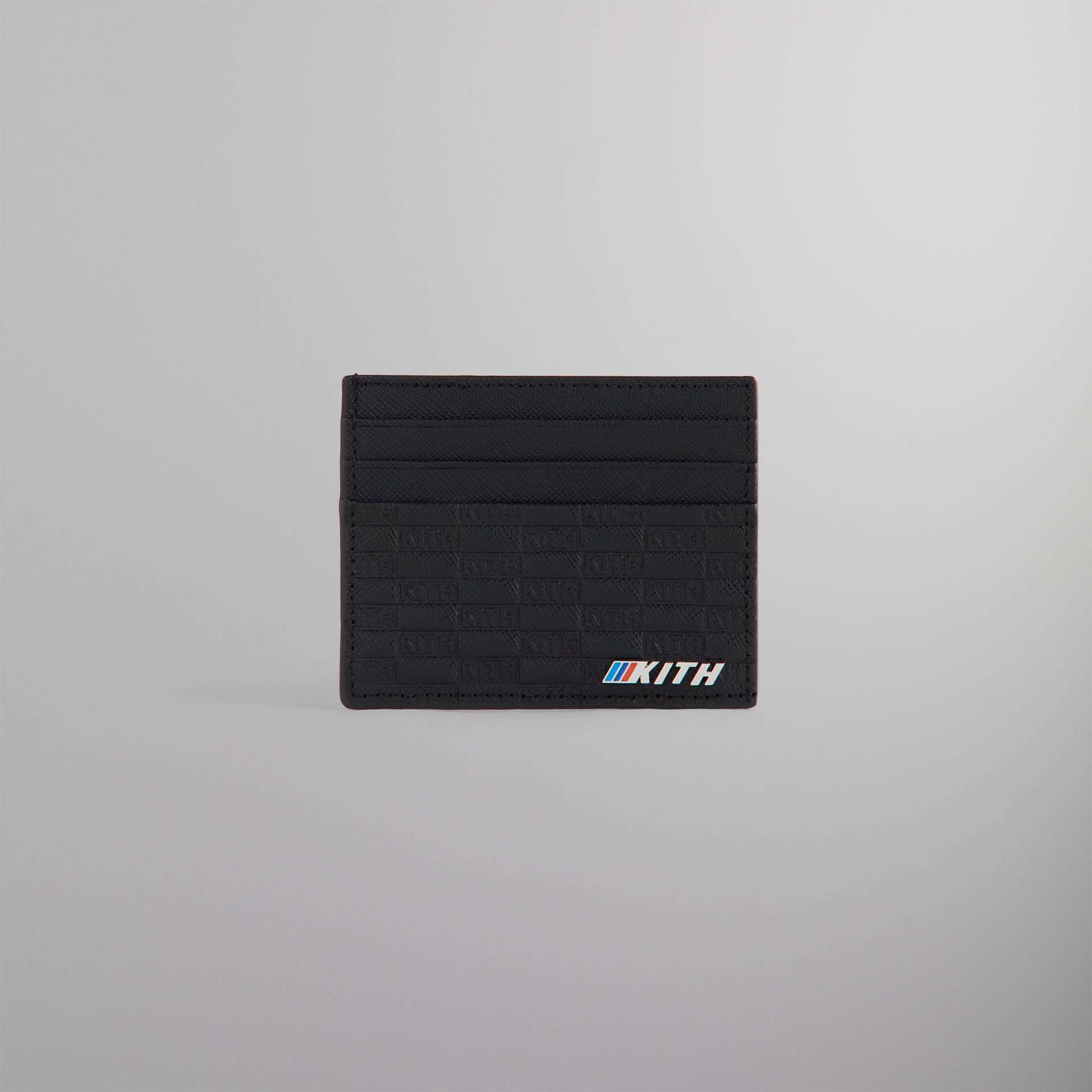 Kith for BMW Monogram Leather Card Holder - Black