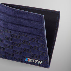 Kith for BMW Monogram Suede Card Holder - Techno Violet