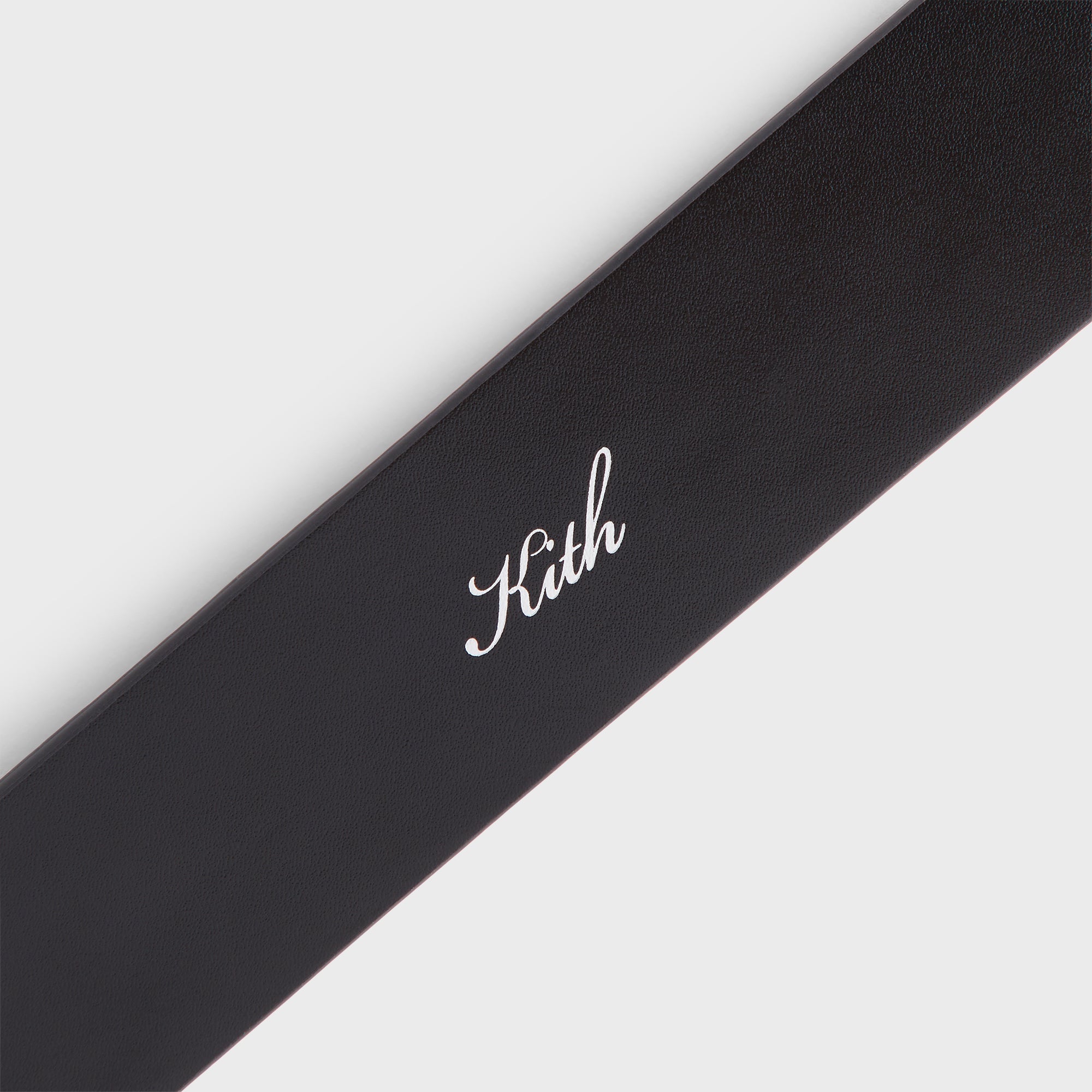 Kith Monogram Suede Leather Belt - Black