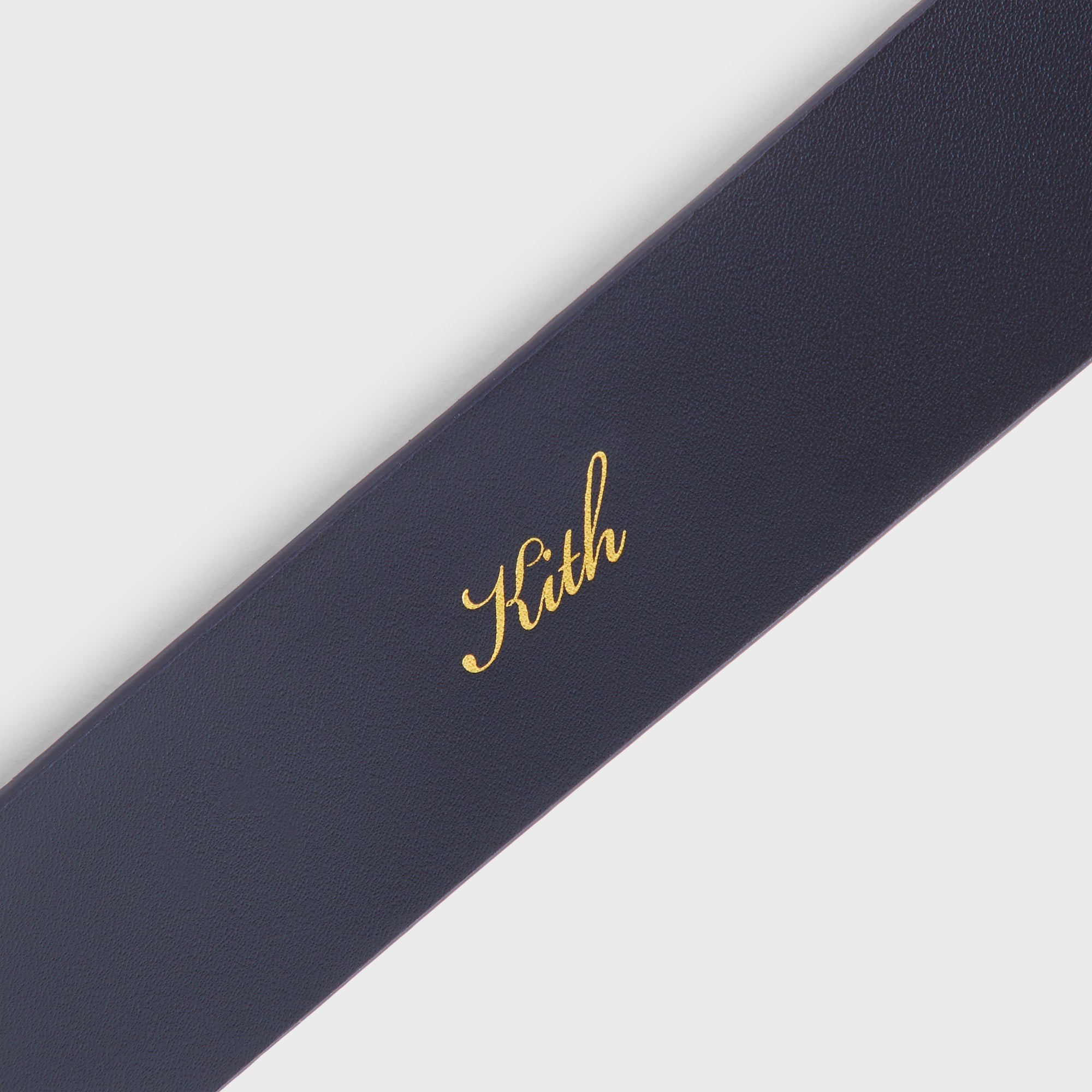 Kith Monogram Suede Leather Belt - Ink - PH