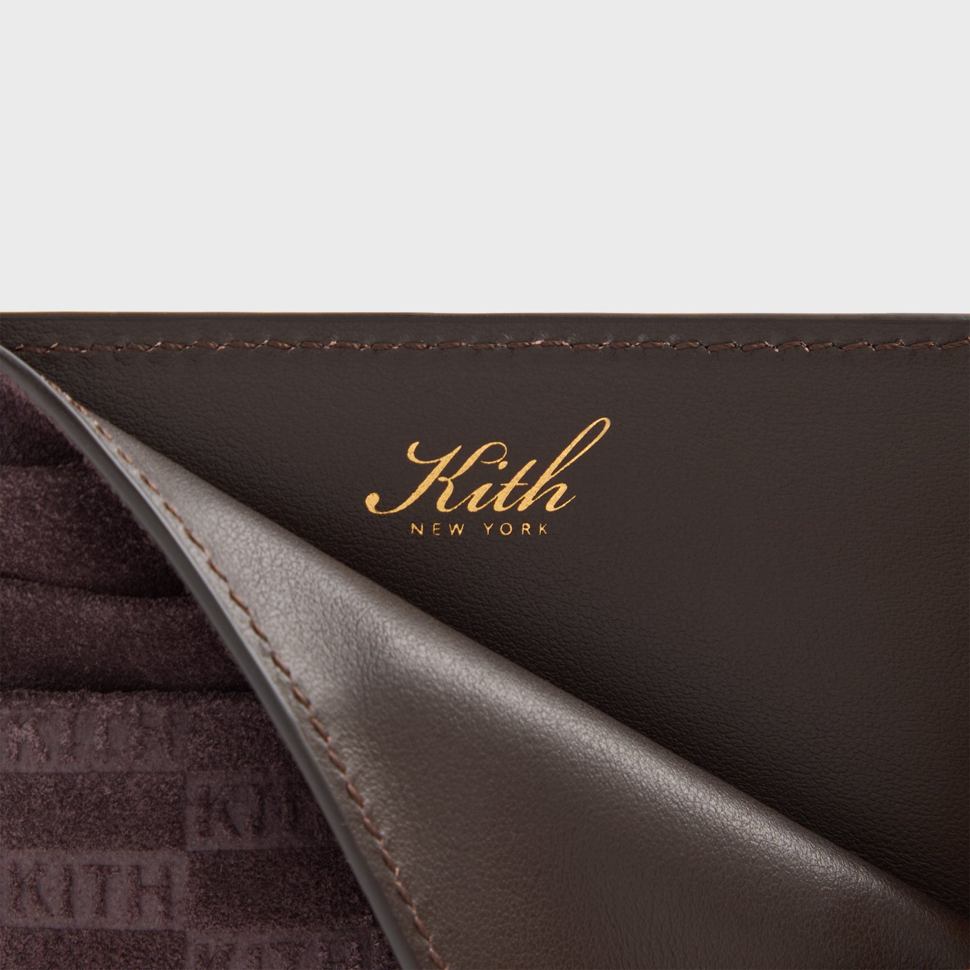 Kith Monogram Suede Card Holder - Incognito - PH