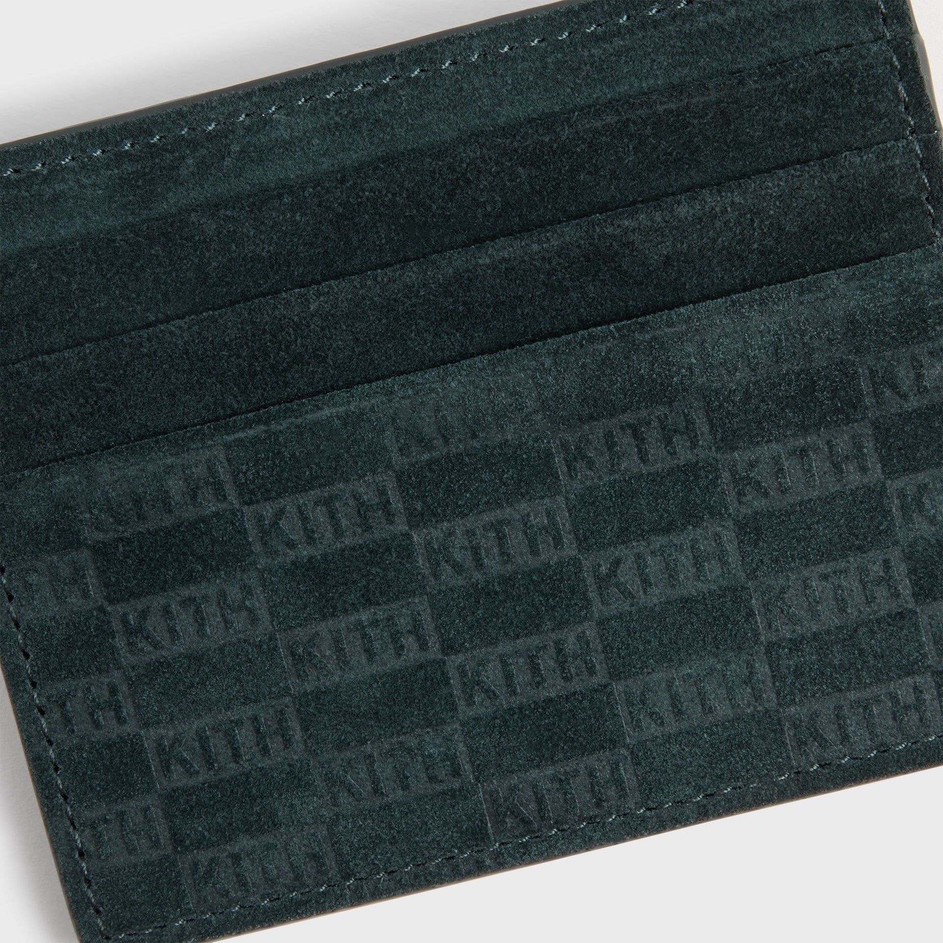Erlebniswelt-fliegenfischenShops Monogram Suede Card Holder - Stadium