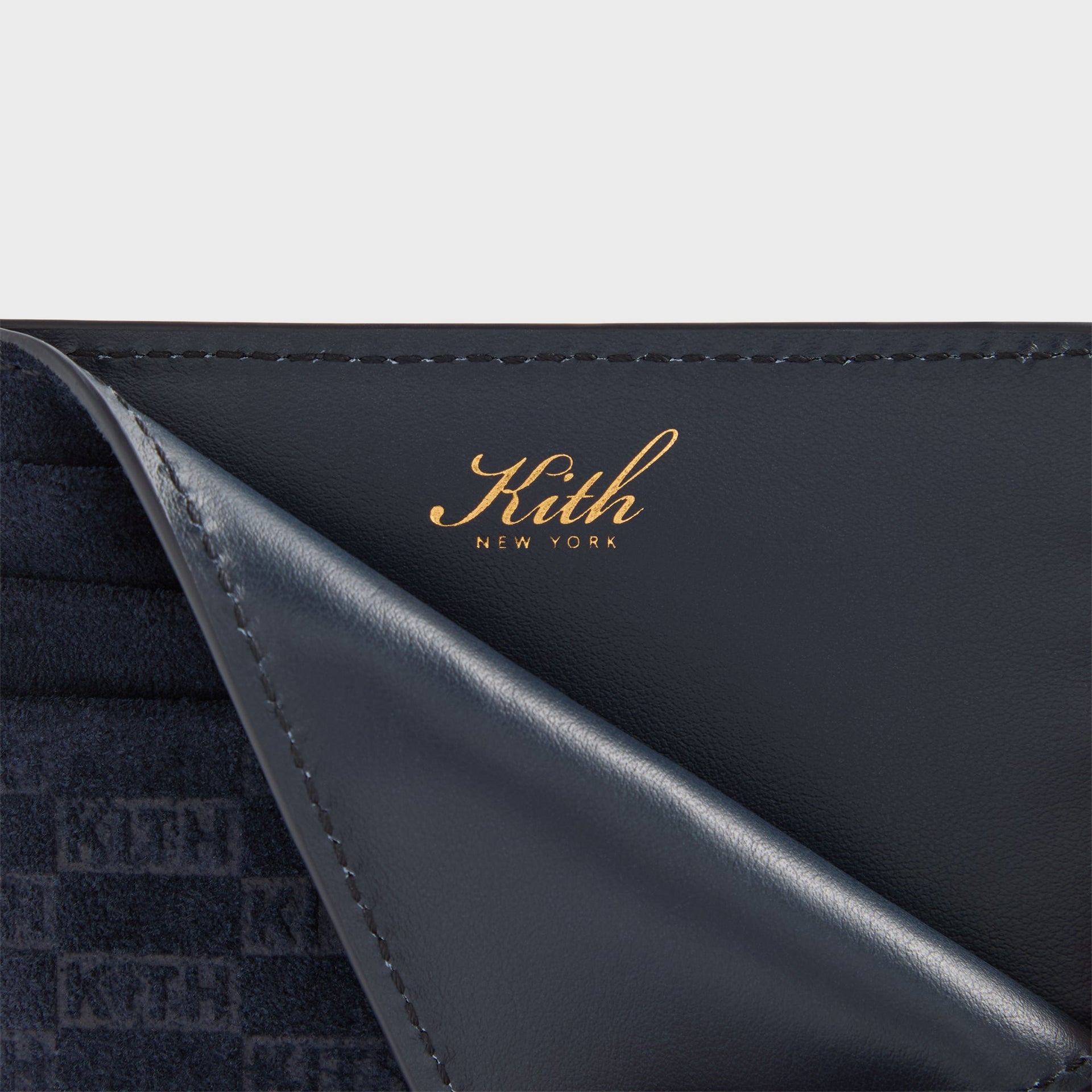 Erlebniswelt-fliegenfischenShops Monogram Suede Card Holder - Ink