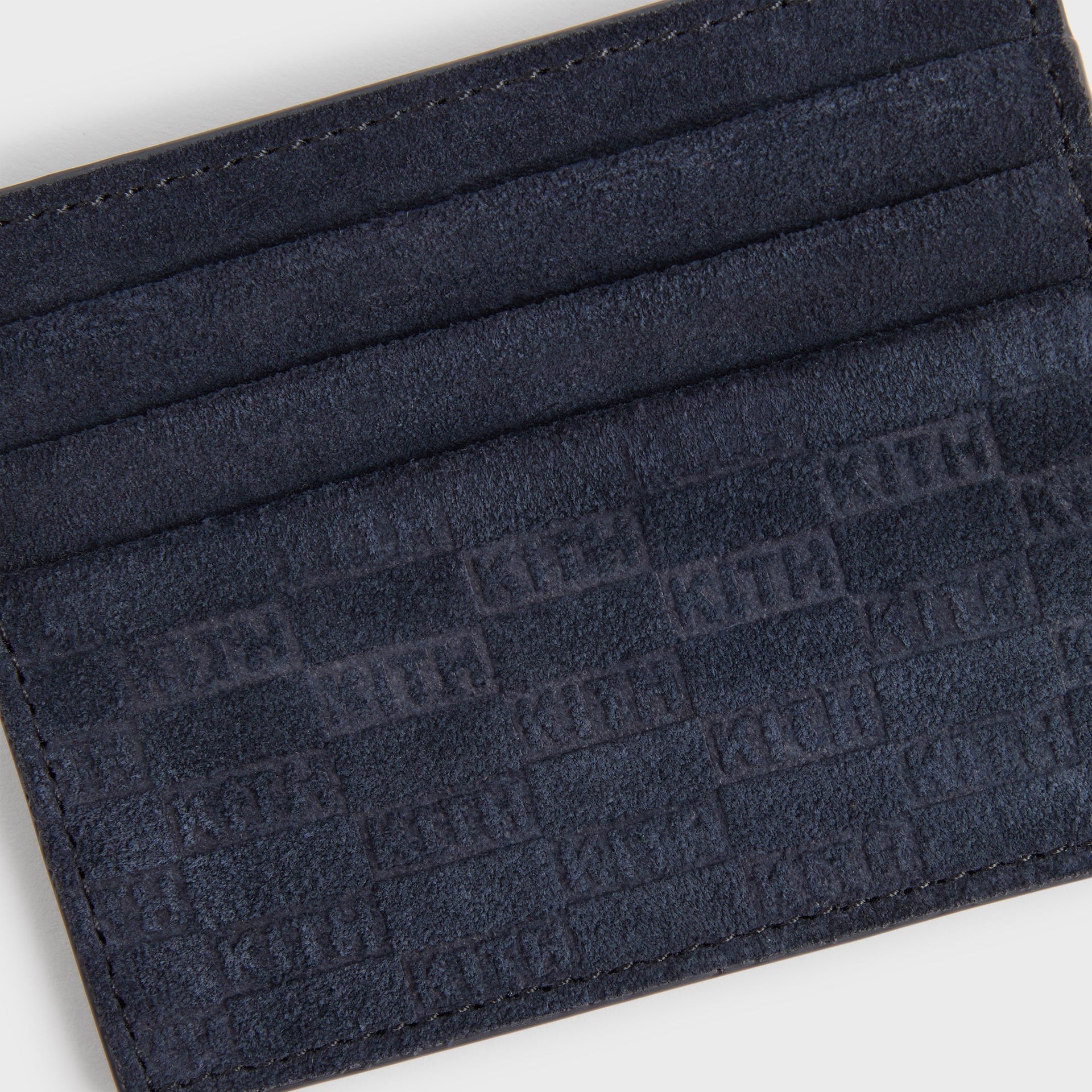 Erlebniswelt-fliegenfischenShops Monogram Suede Card Holder - Ink