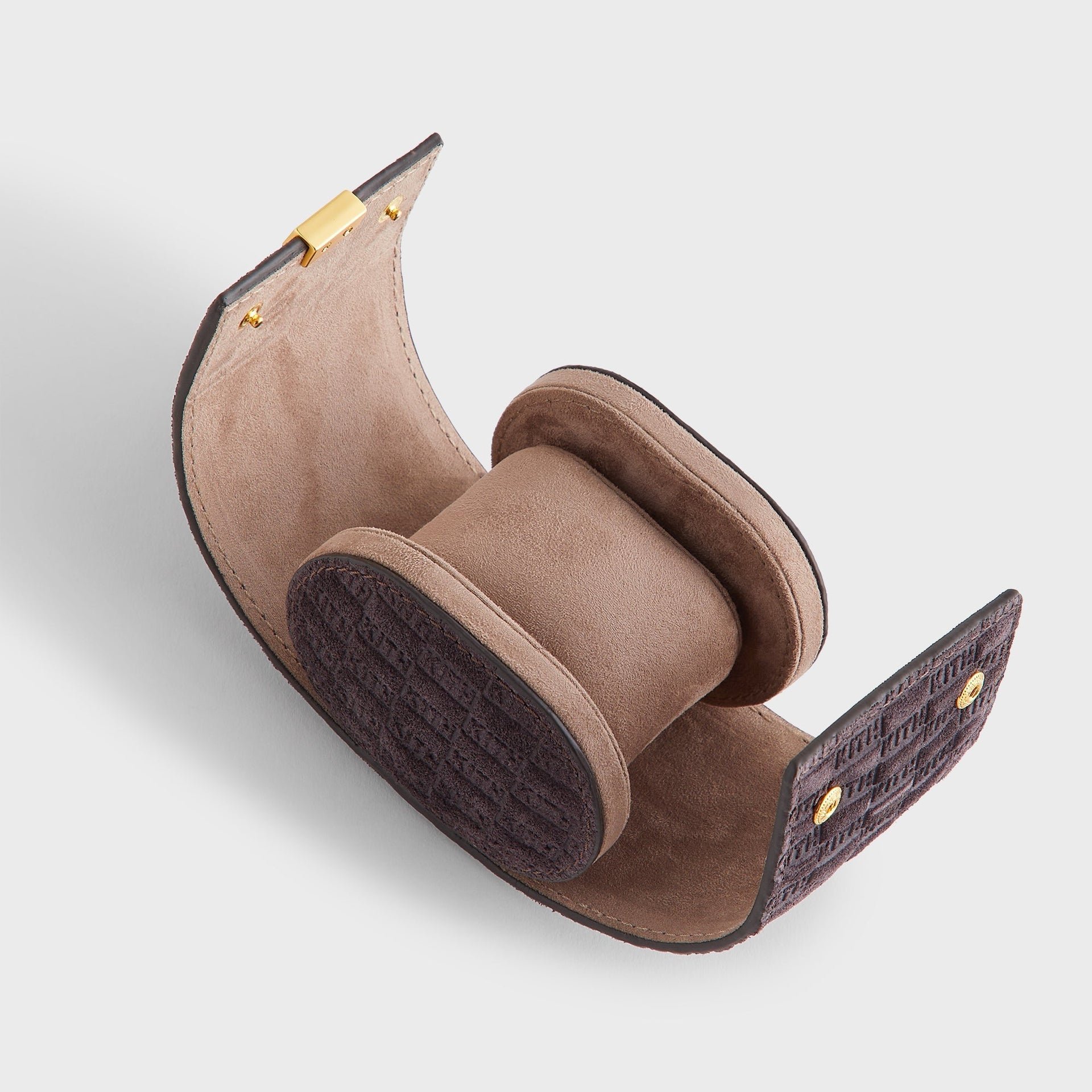 Kithmas Monogram Suede Leather Single Watch Roll - Incognito - PH