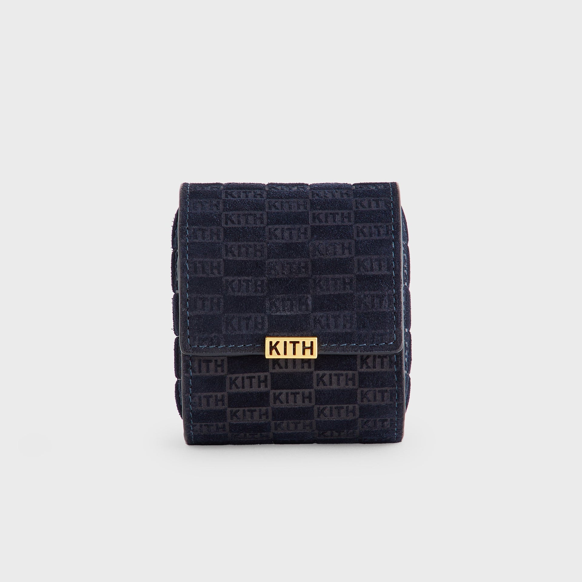 Kithmas Monogram Suede Leather Single Watch Roll - Ink - PH