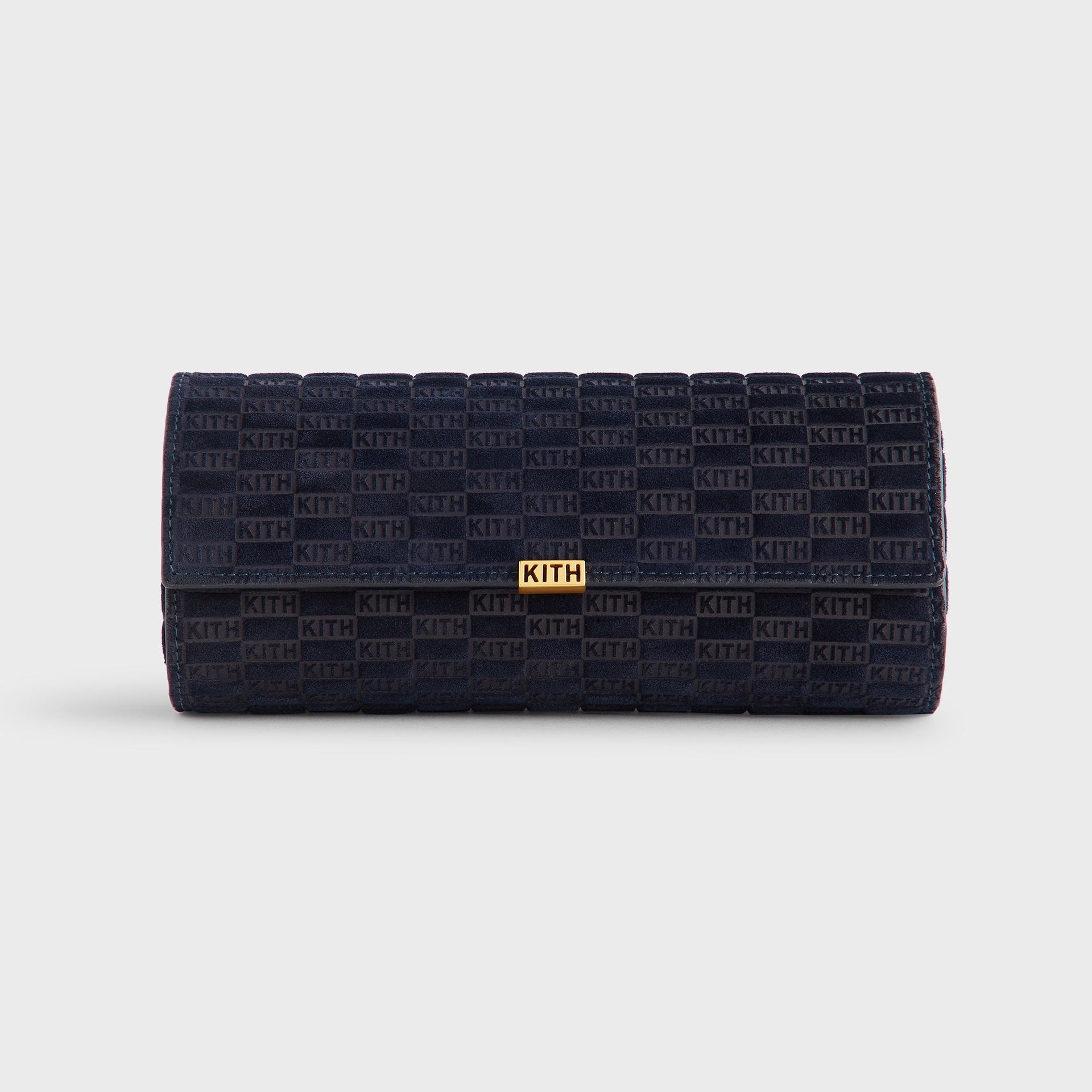 Kithmas Monogram Suede Leather 3-Watch Roll - Ink - PH