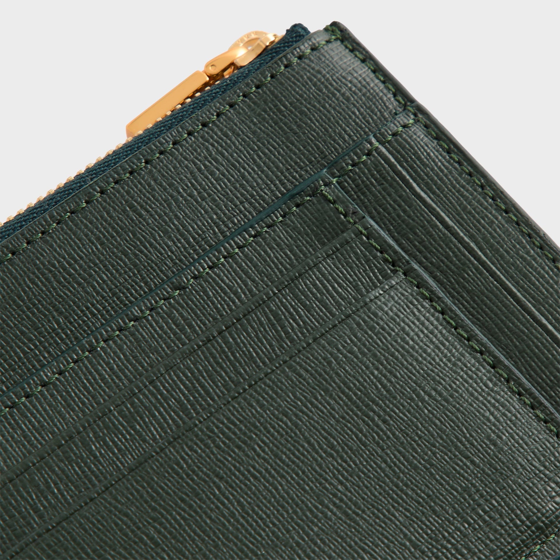 Kithmas Saffiano Leather Zip Card Case - Stadium - PH