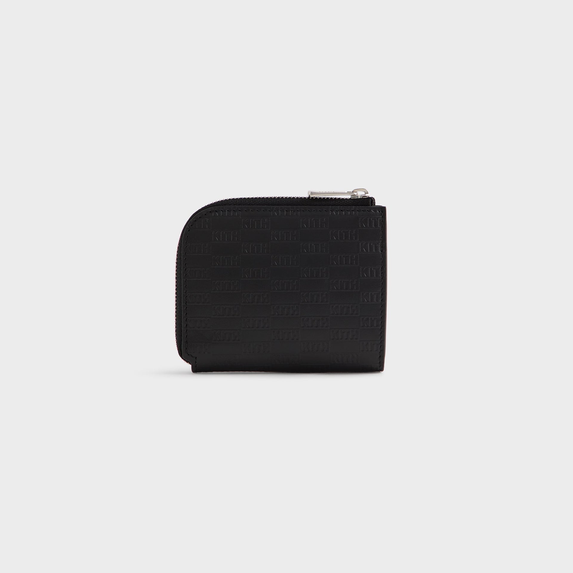 Kithmas Monogram Vachetta Zip Wallet - Black