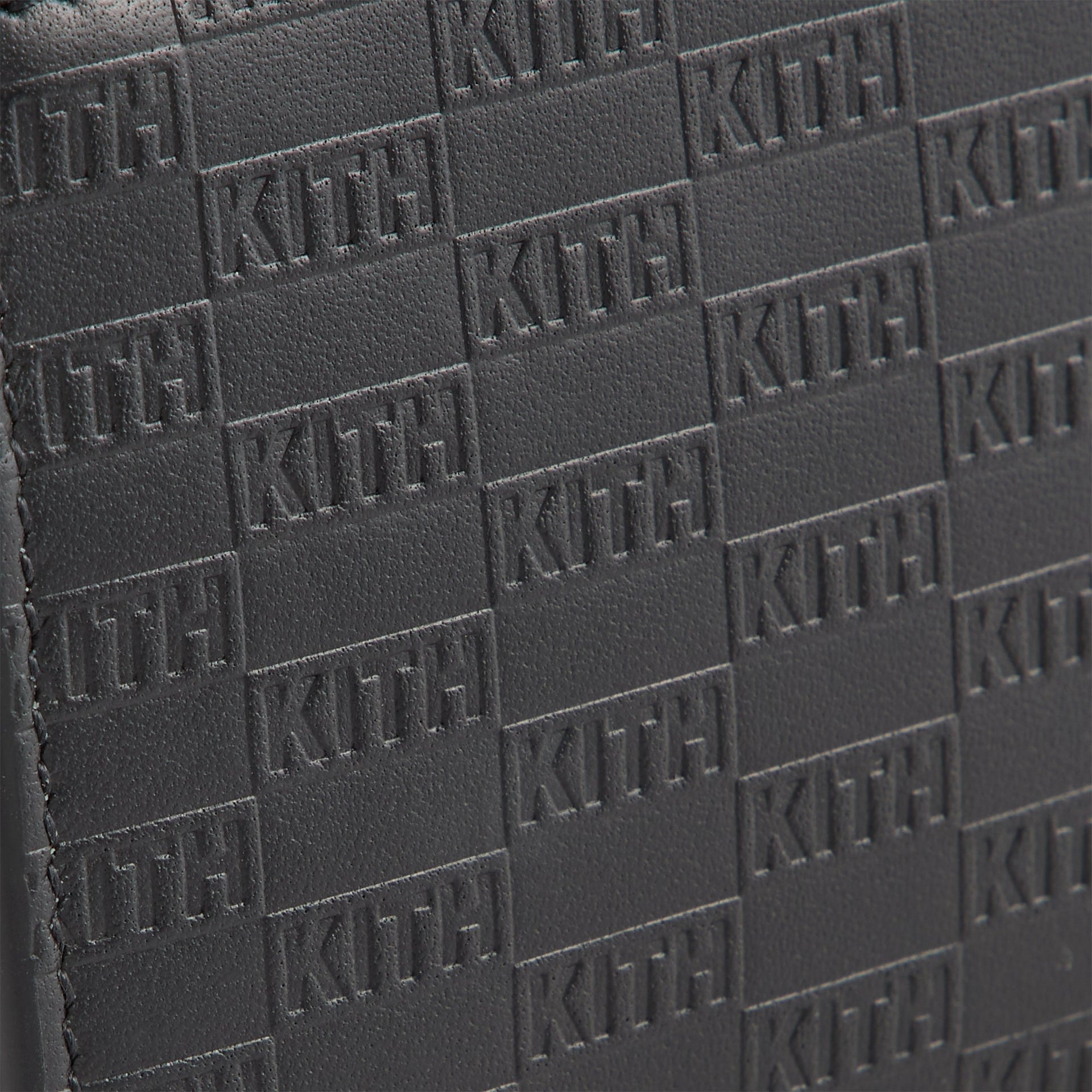 Kithmas Monogram Vachetta Zip Wallet - Black - PH