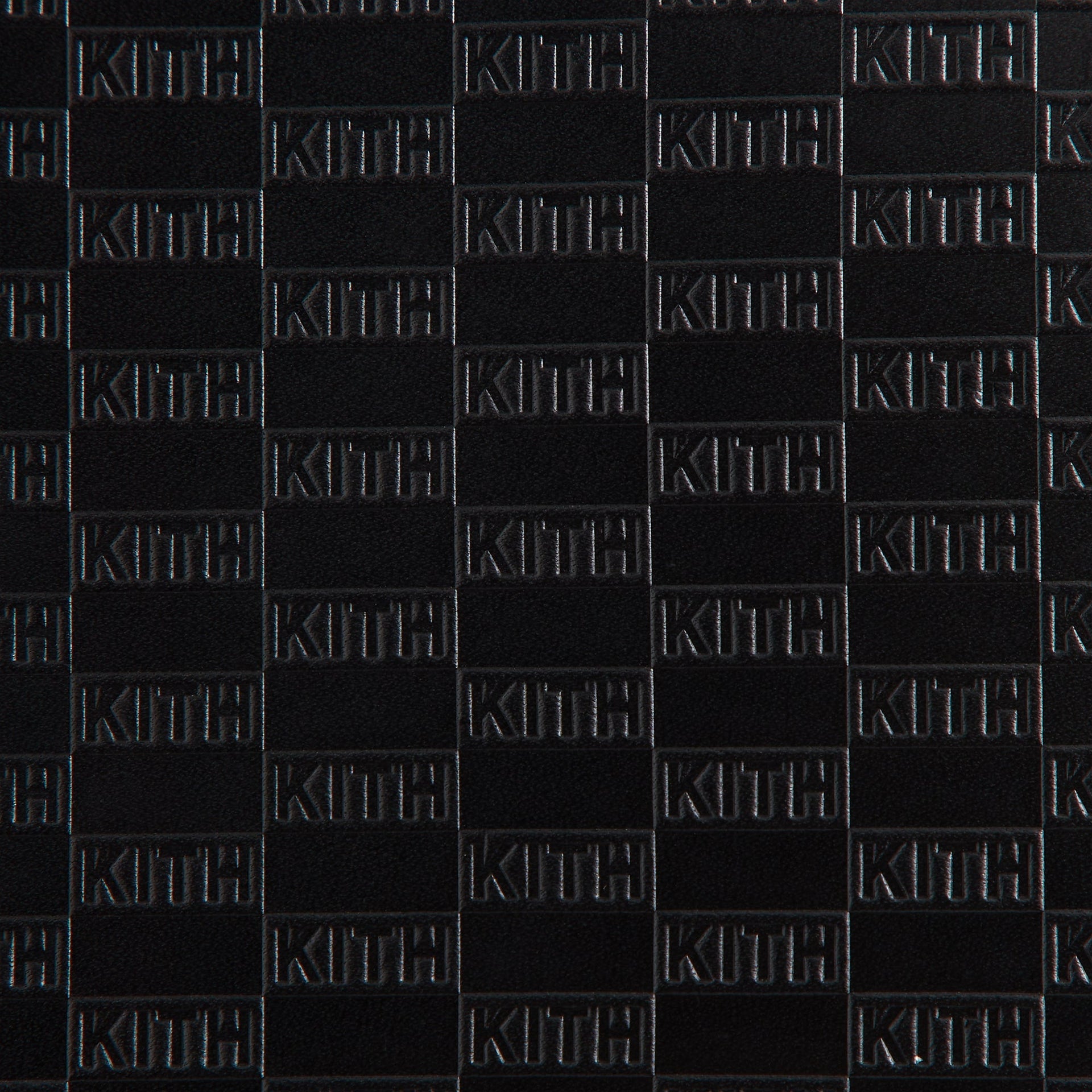 Kithmas Monogram Vachetta Leather Zip Pouch - Black - PH