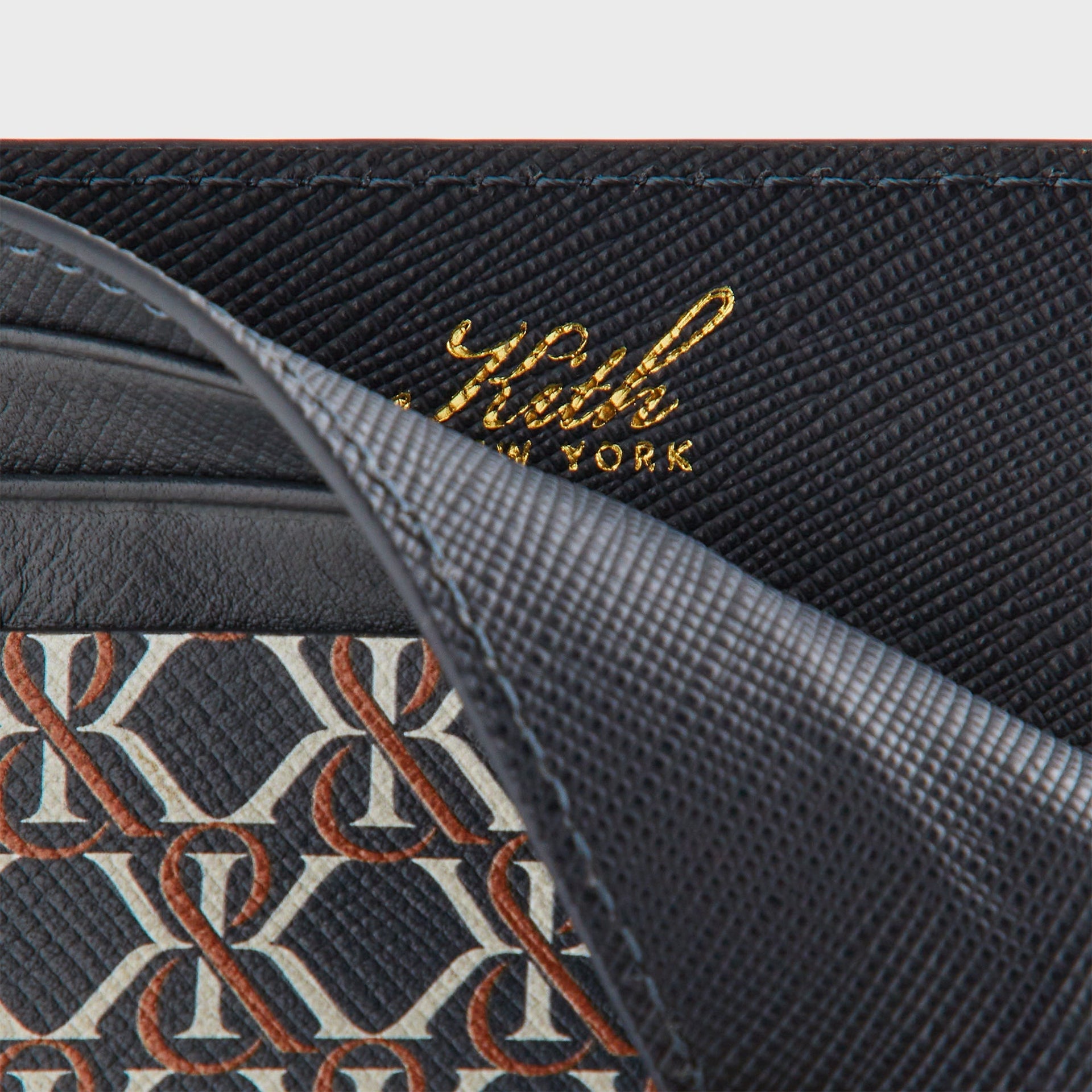 Kith Printed Monogram Card Holder - Nocturnal - PH