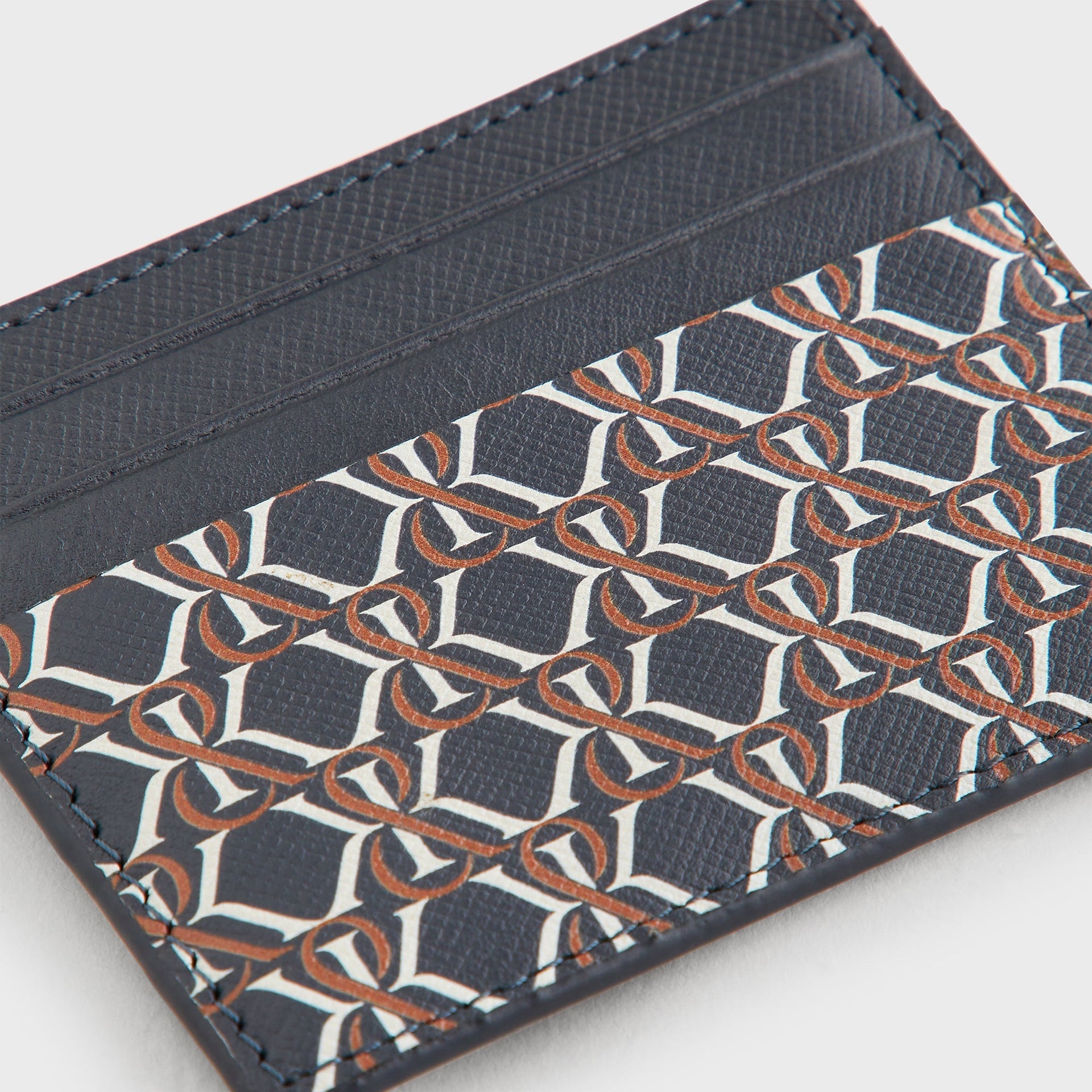 Kith Printed Monogram Card Holder - Nocturnal - PH