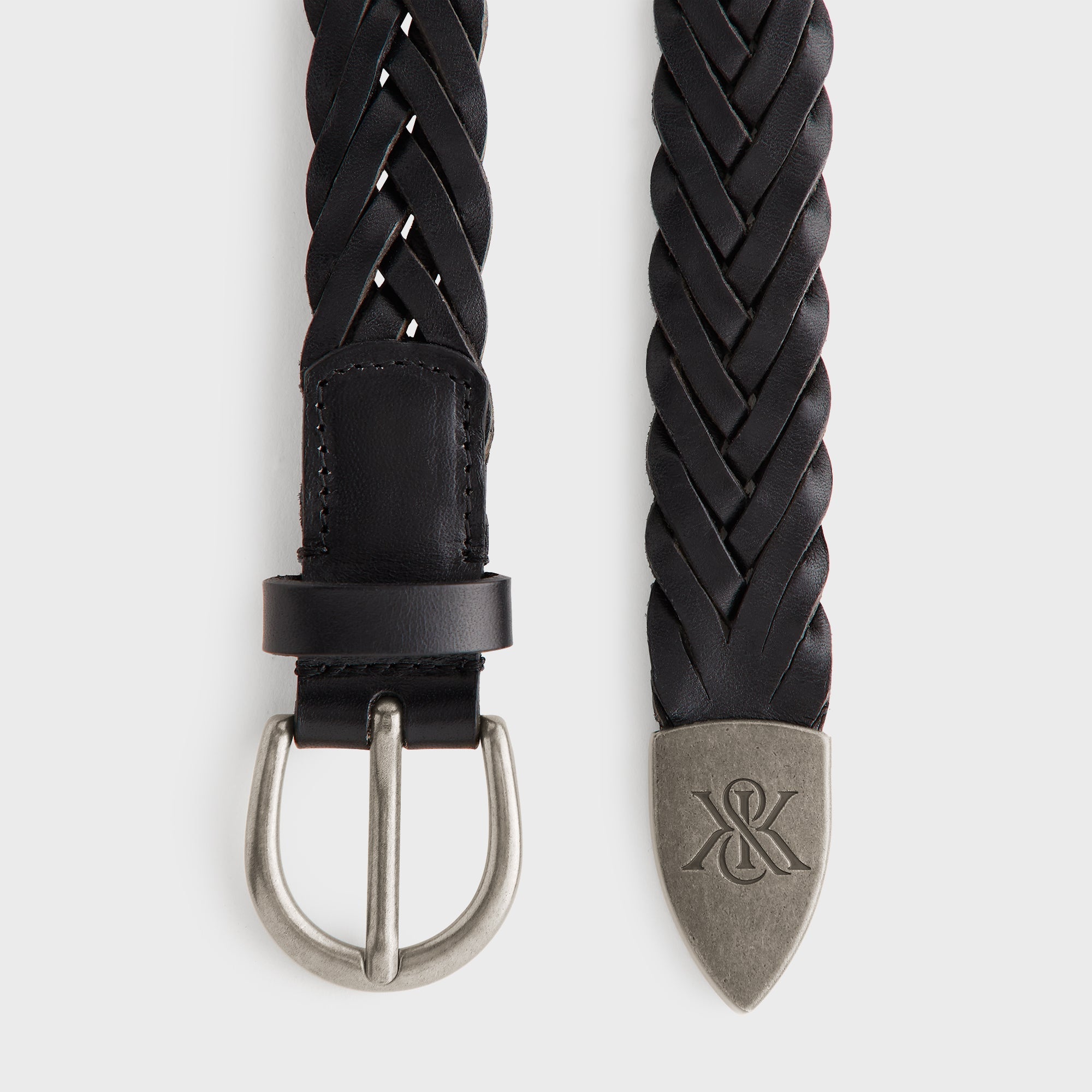 KITH ASTOR BELT/ブラック Kith Braided Belt - Black