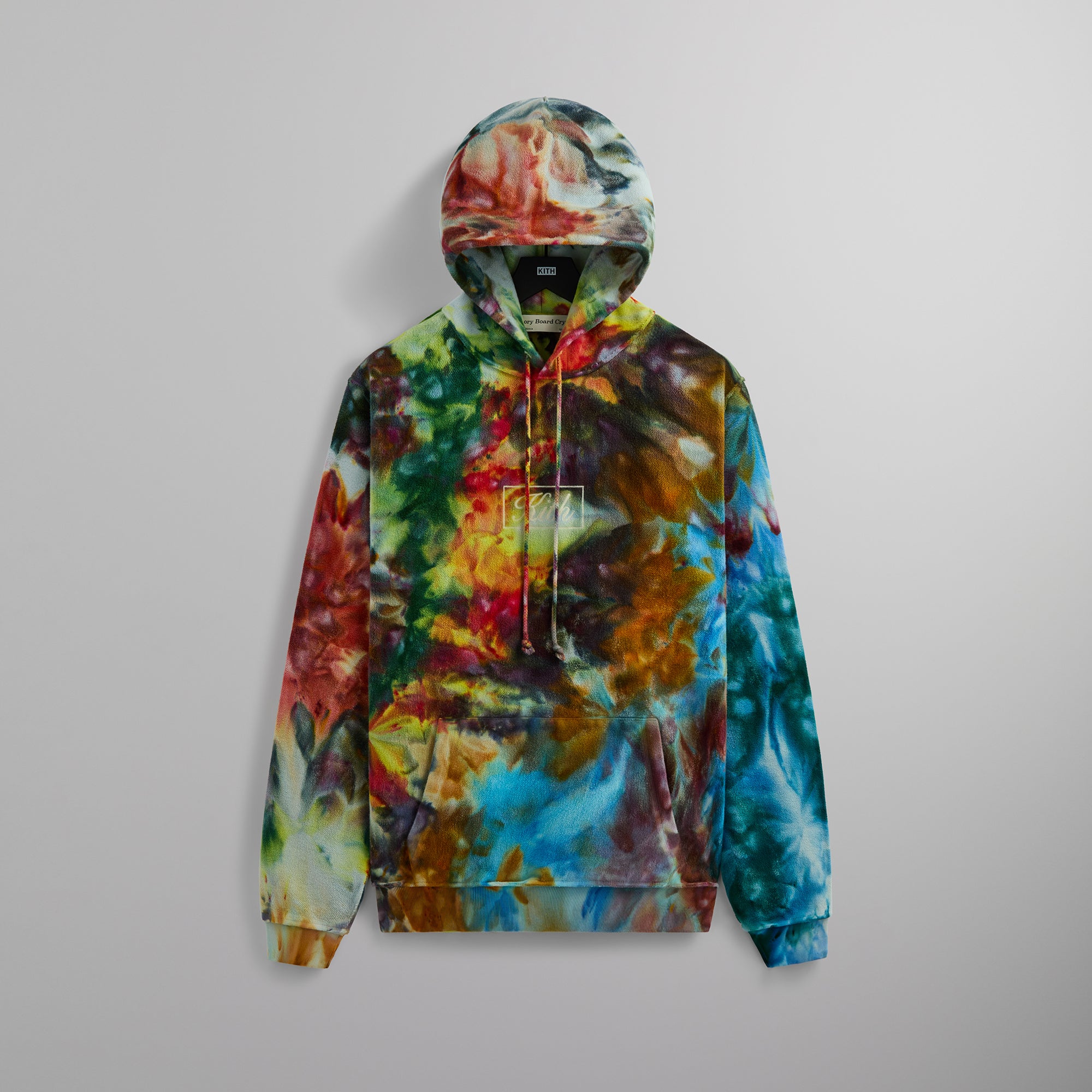 Kith for Advisory Board Crystals Tie Dye Hoodie - Purple Green