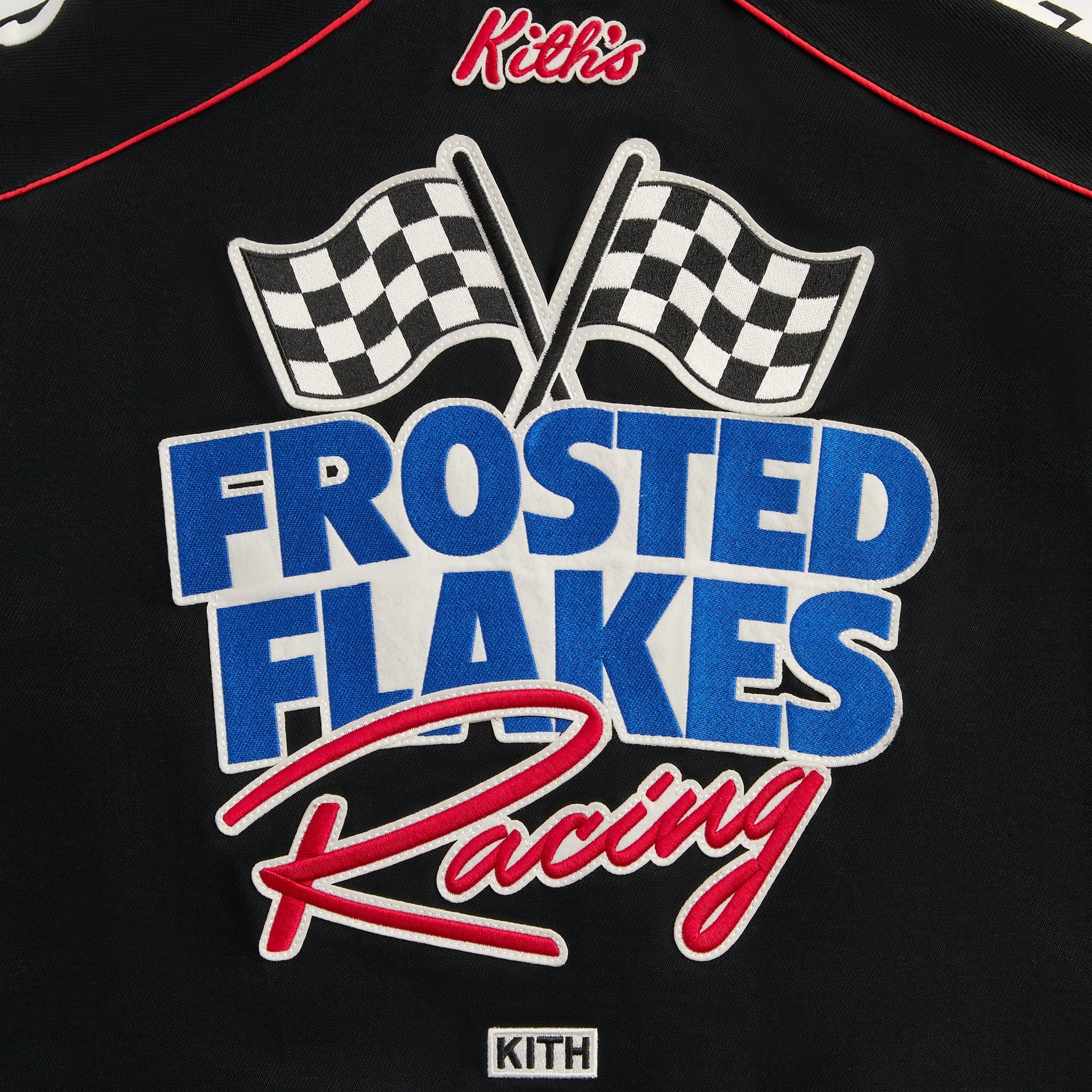 Kith Treats for Kellogg’s Frosted Flakes® Cereal & Tony the Tiger® Racing Jacket - Black