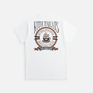 Erlebniswelt-fliegenfischenShops Treats Coffee Vintage Tee - White