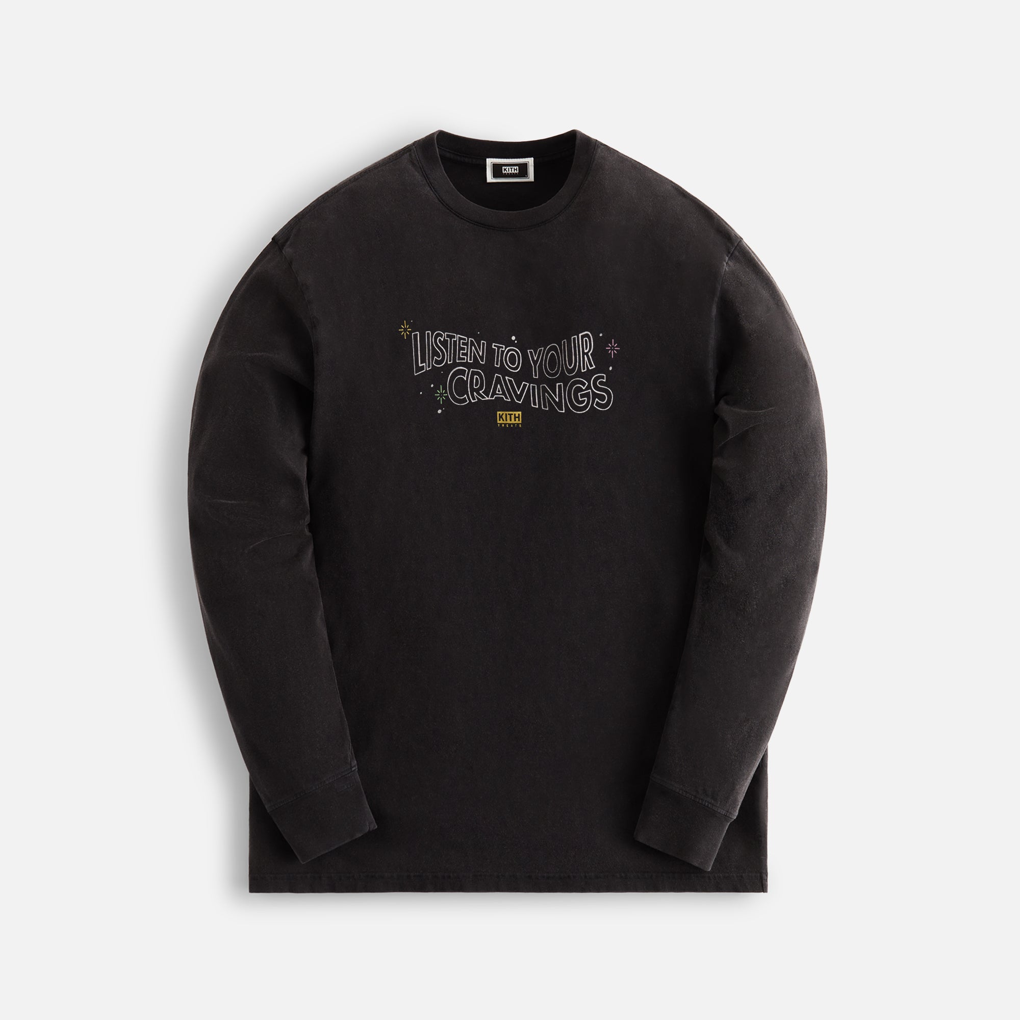 Kith Treats Cravings Vintage Long Sleeve Tee - Black