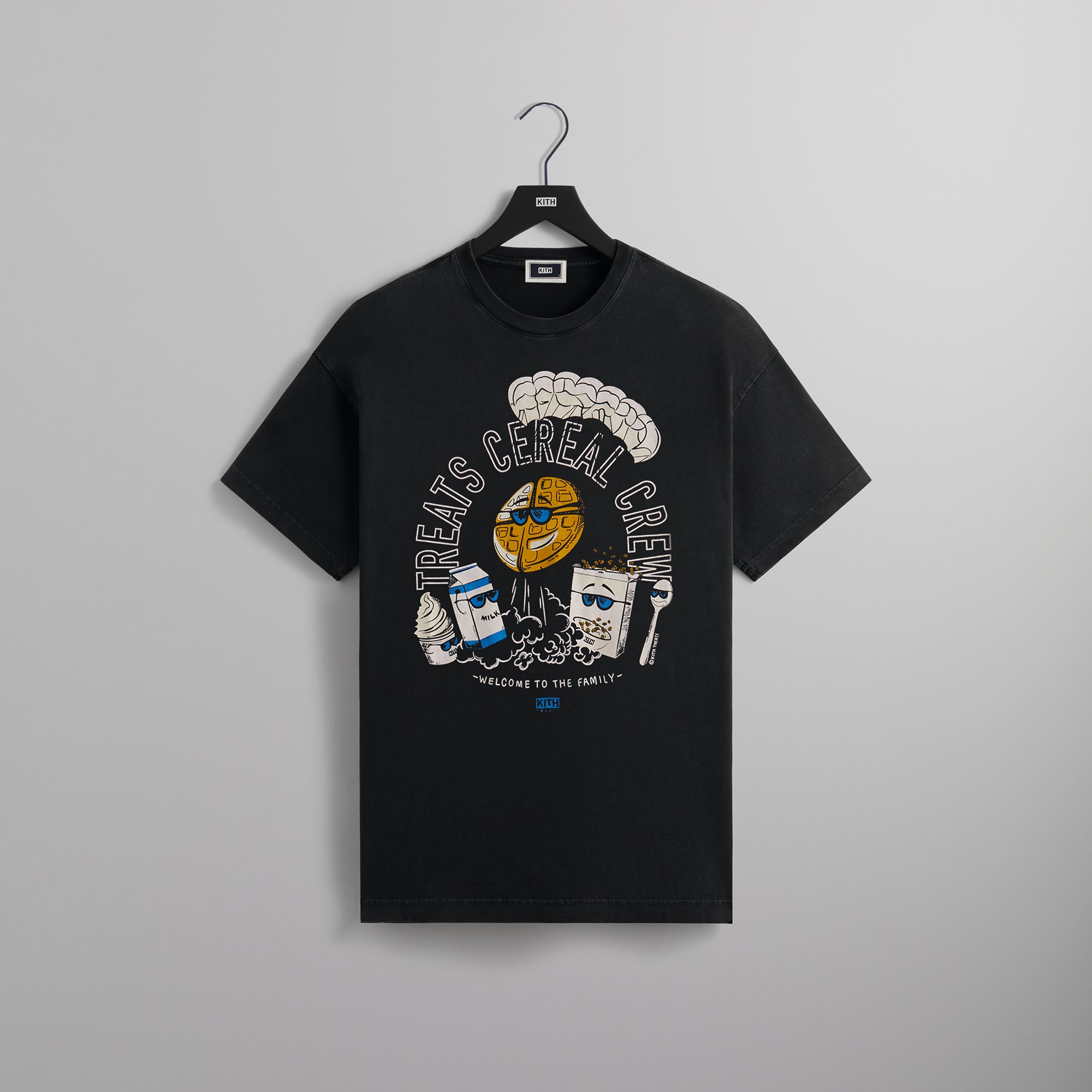 Kith Treats Cereal Crew Vintage Tee - Black