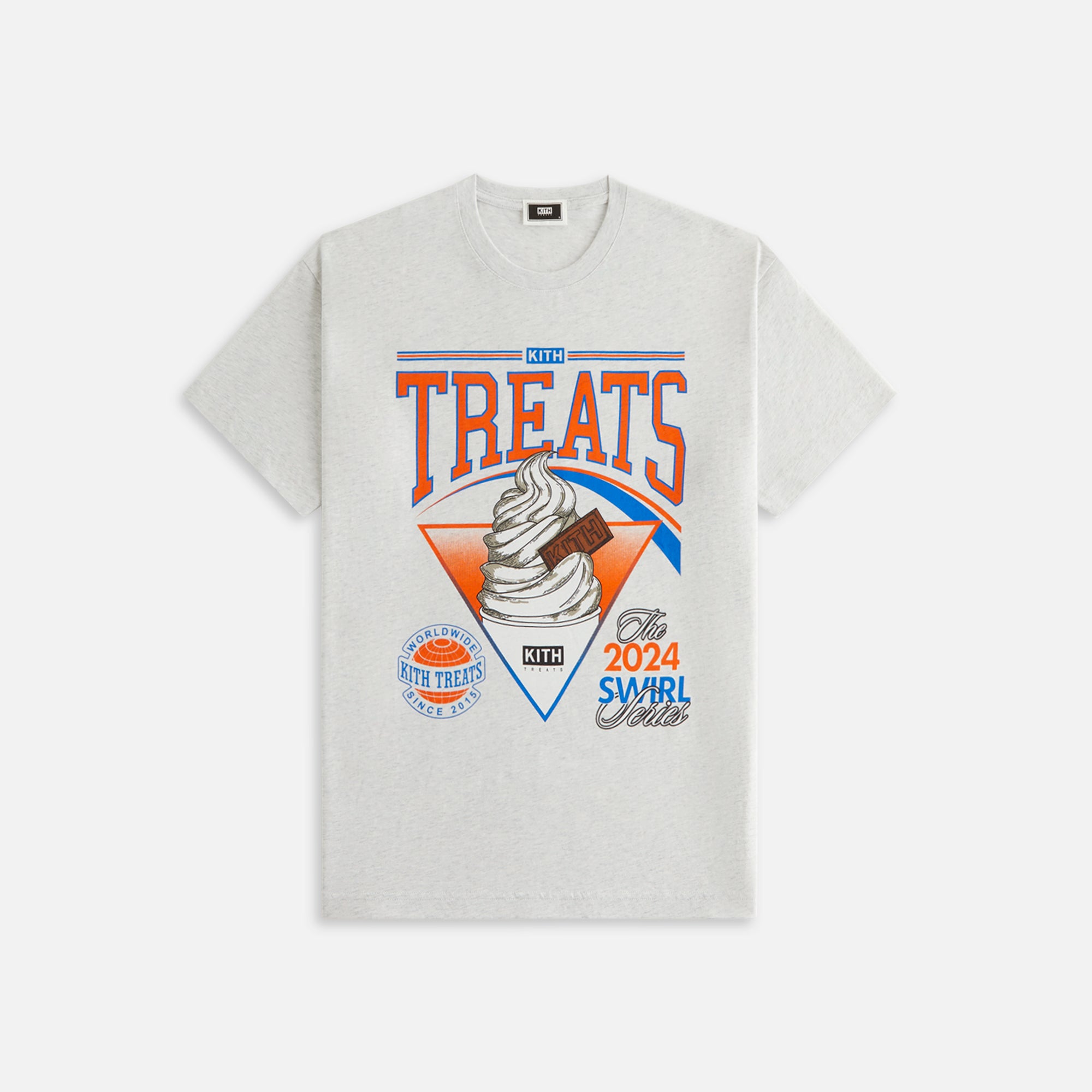 Kith Treats Champions Vintage Tee - Light Heather Grey