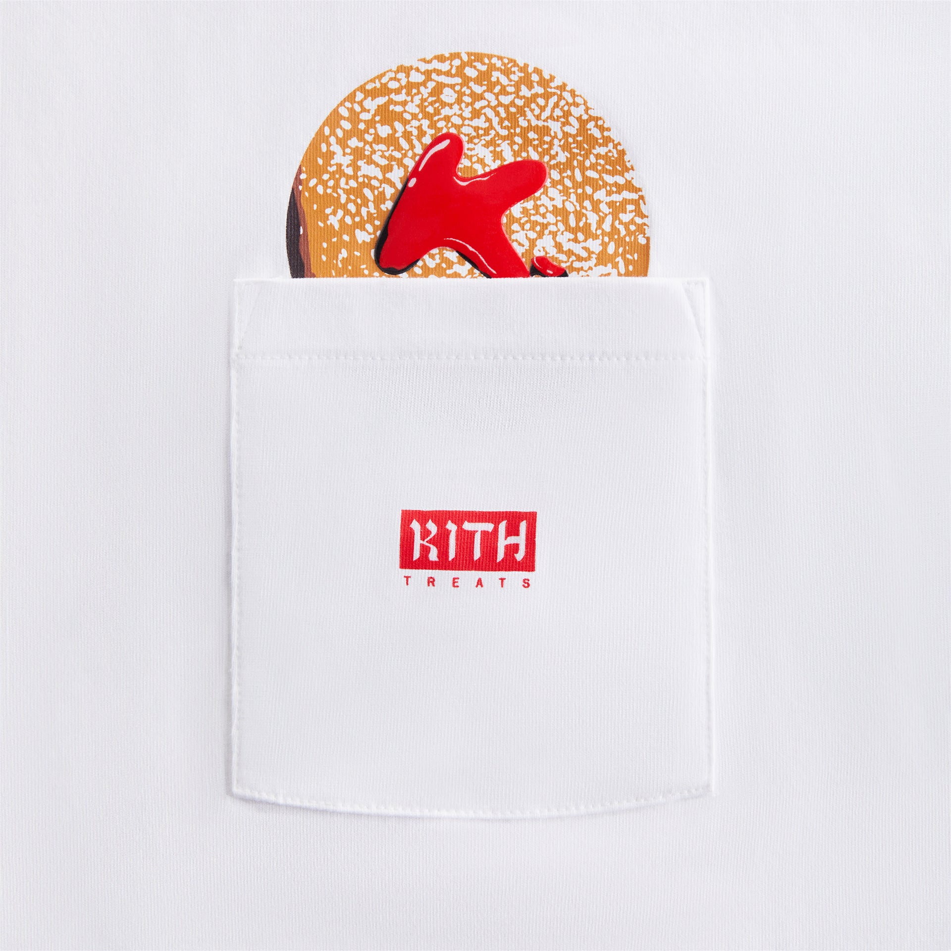 Kith Treats Jelly Doughnut Pocket Tee - White