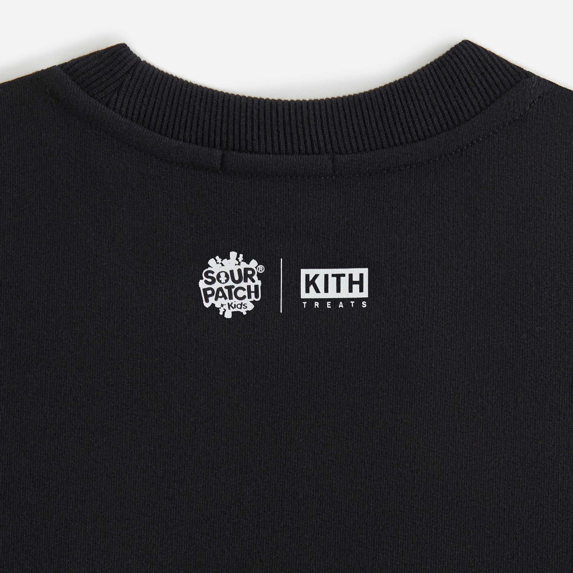 Kith Treats for SOUR PATCH KIDS® Classic Logo Nelson Crewneck - Black