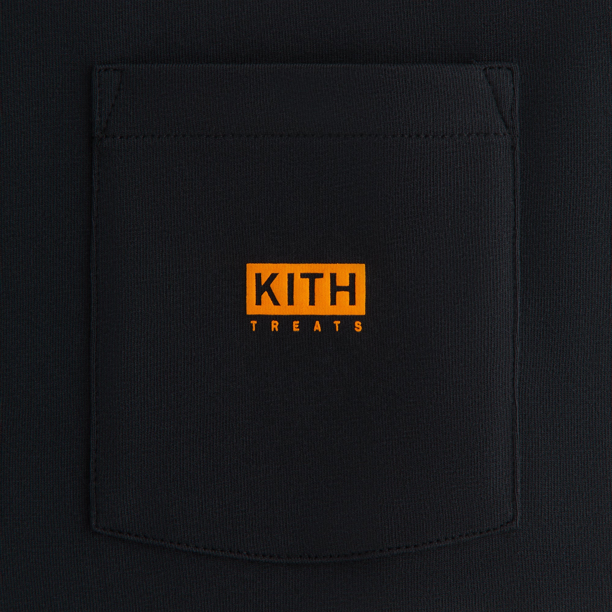 関税込【KITH NYC】Kith Treats Pumpkin Pie Pocket Tee Kith Treats Pumpkin Pie Pocket Tee - Black