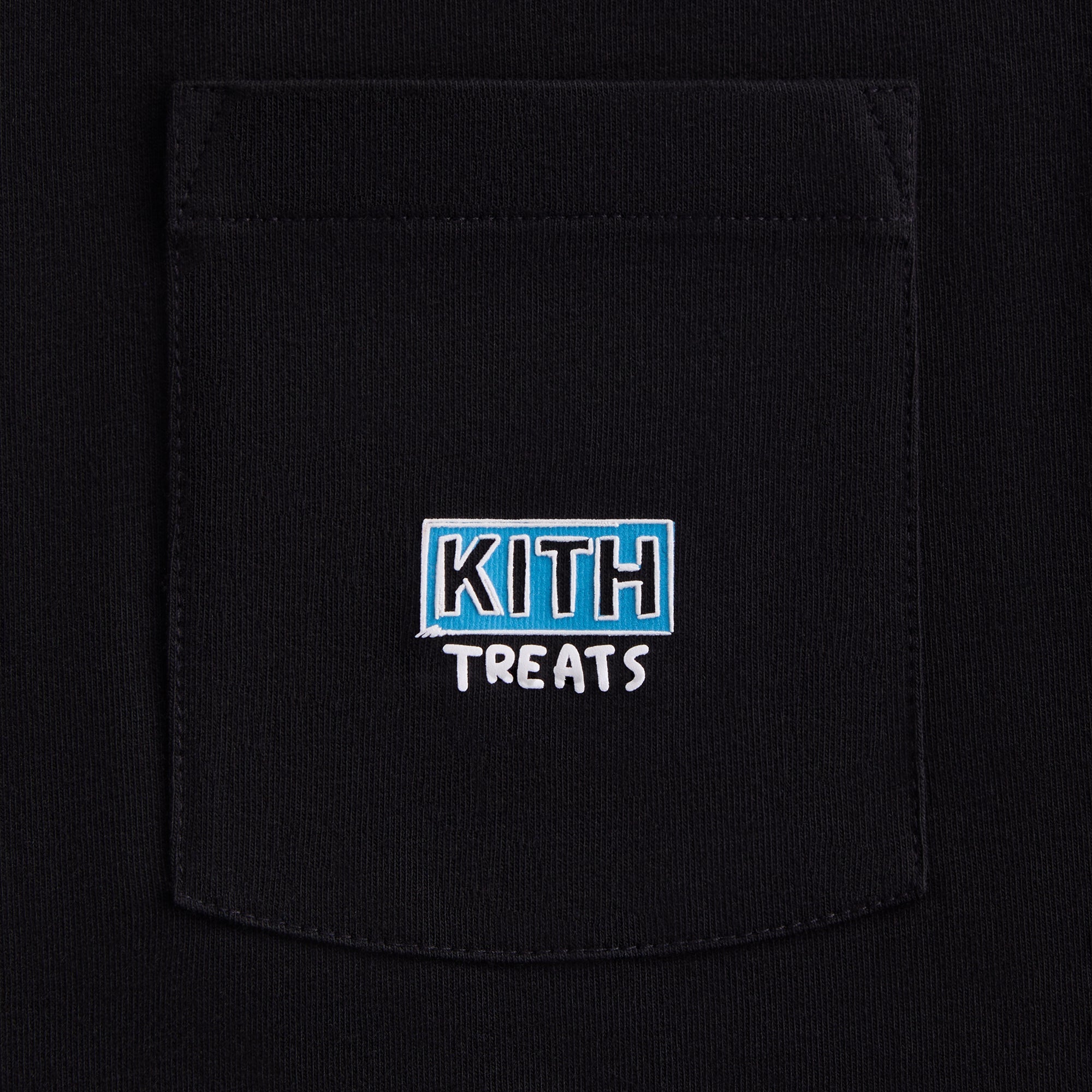 Kith Treats Swirling Live Tour Vintage Pocket Tee - Black