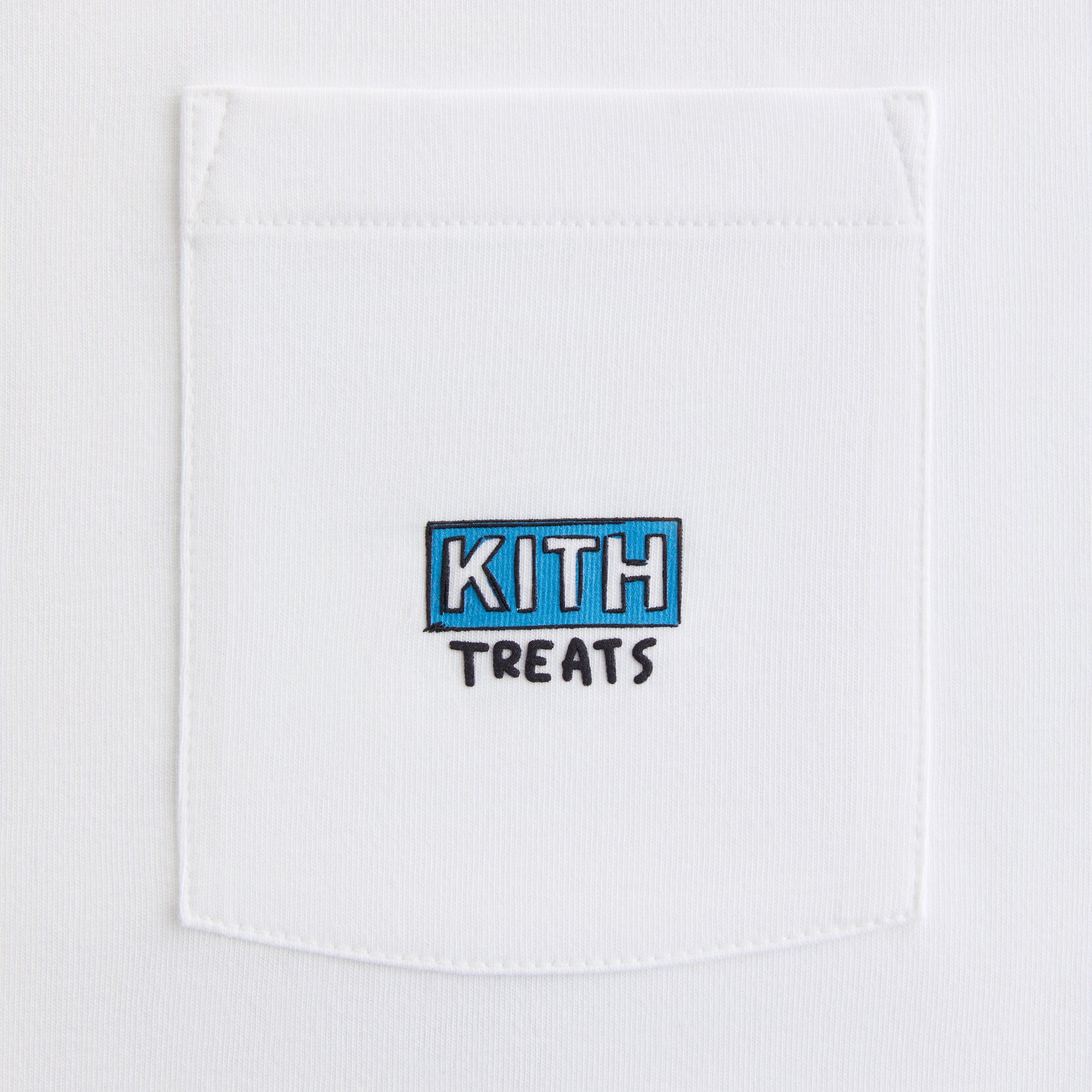 Kith Treats Swirling Live Tour Vintage Pocket Tee - White