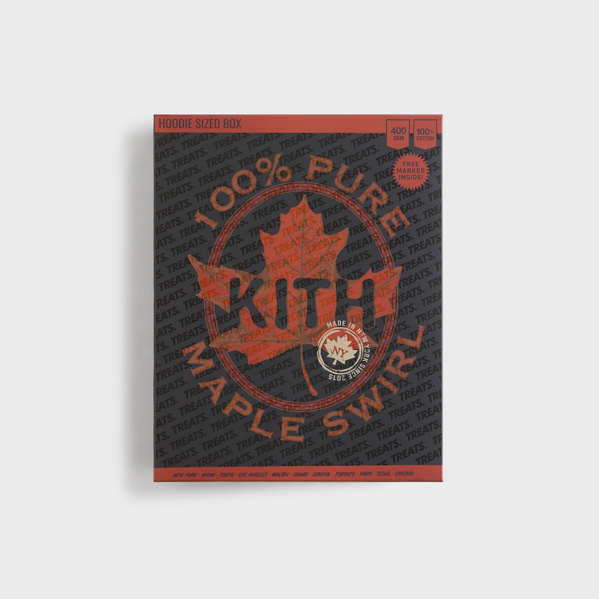 Kith Treats Plaid Logo Nelson Crewneck - Sandrift