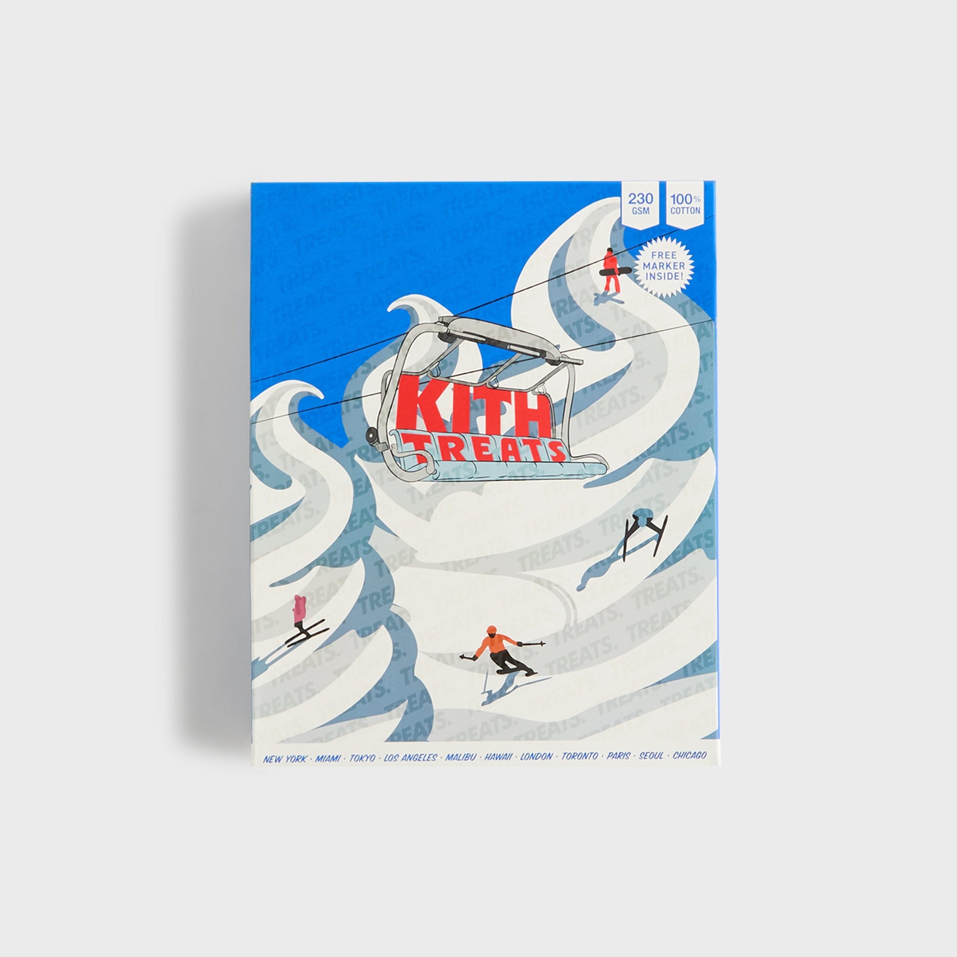 Kith Treats Summit Lodge Long Sleeve Tee - White