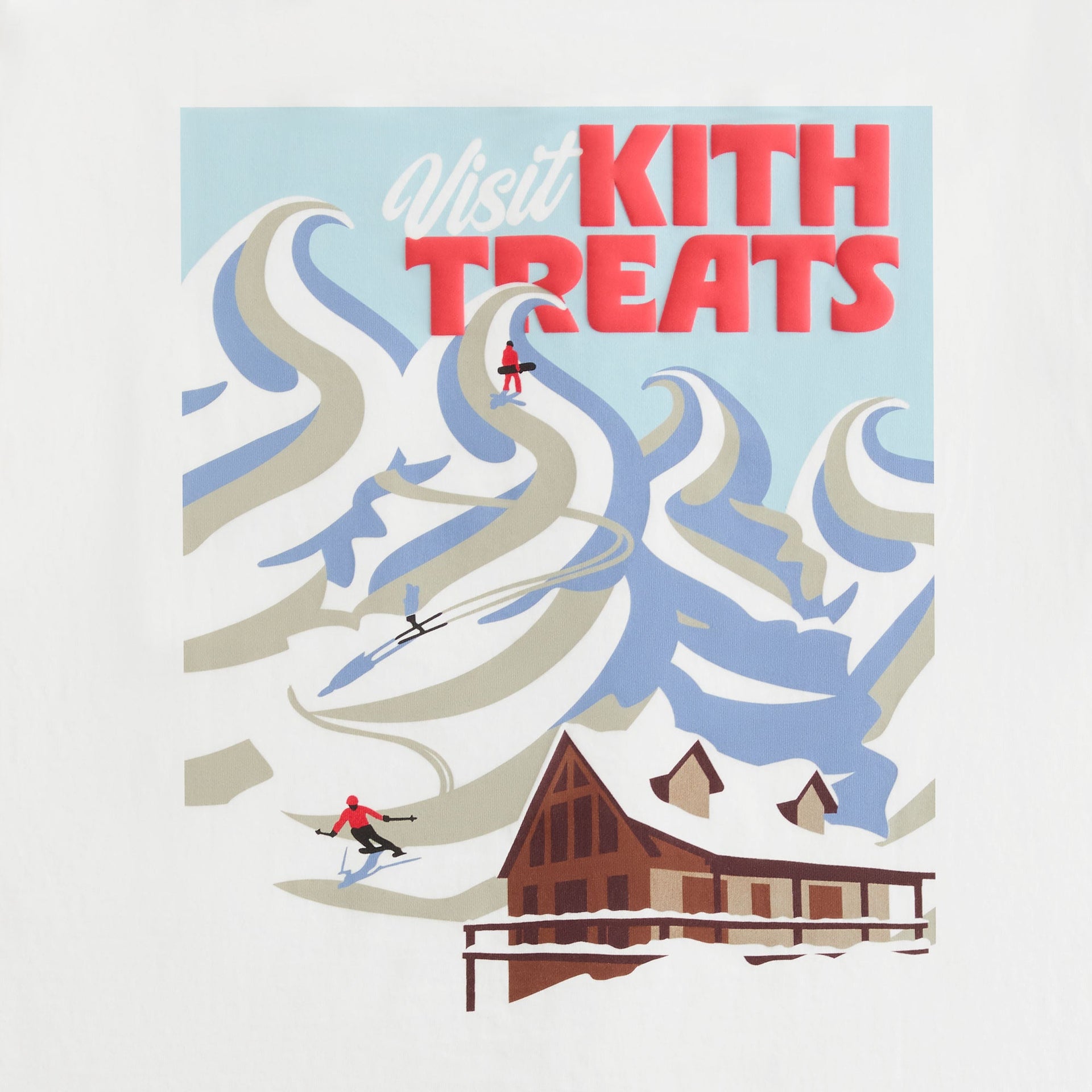 Kith Treats Summit Lodge Long Sleeve Tee - White