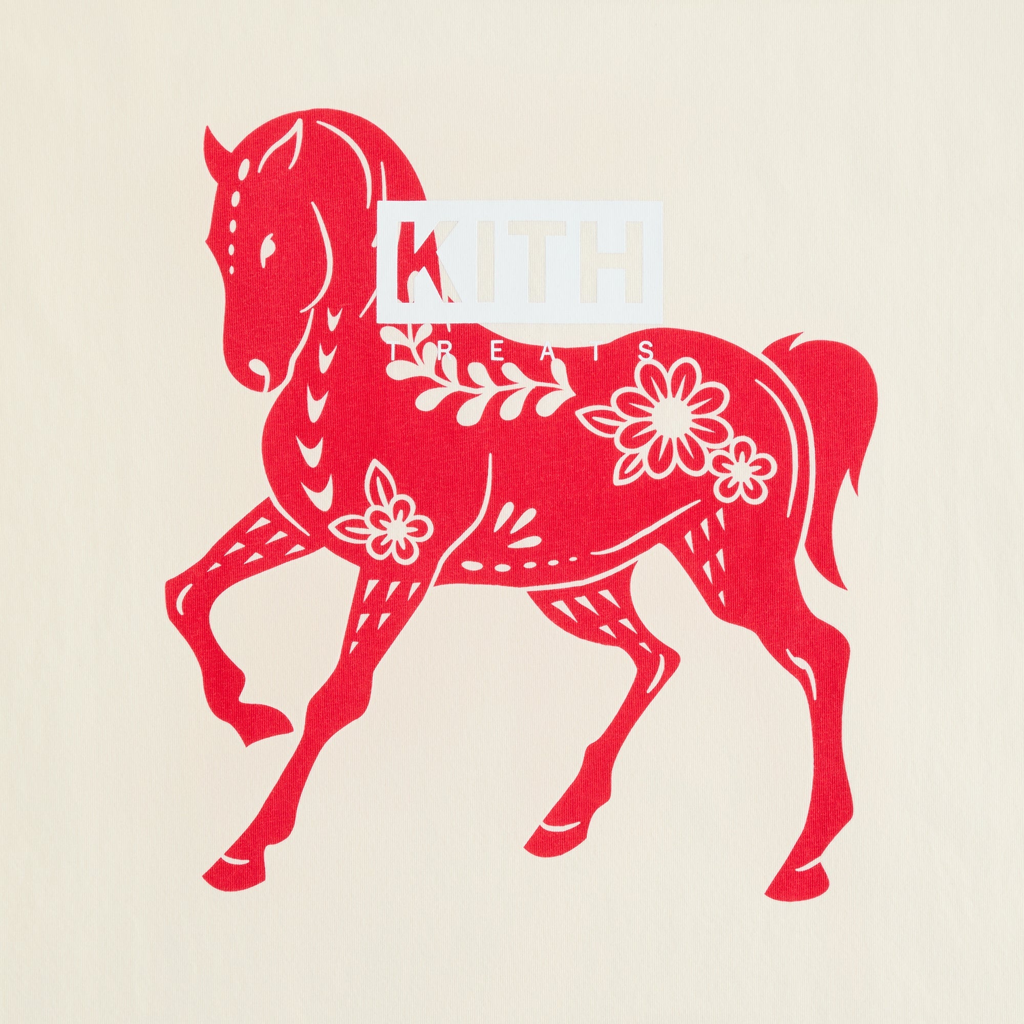 Kith Treats Year of the Horse Vintage Tee - Sandrift