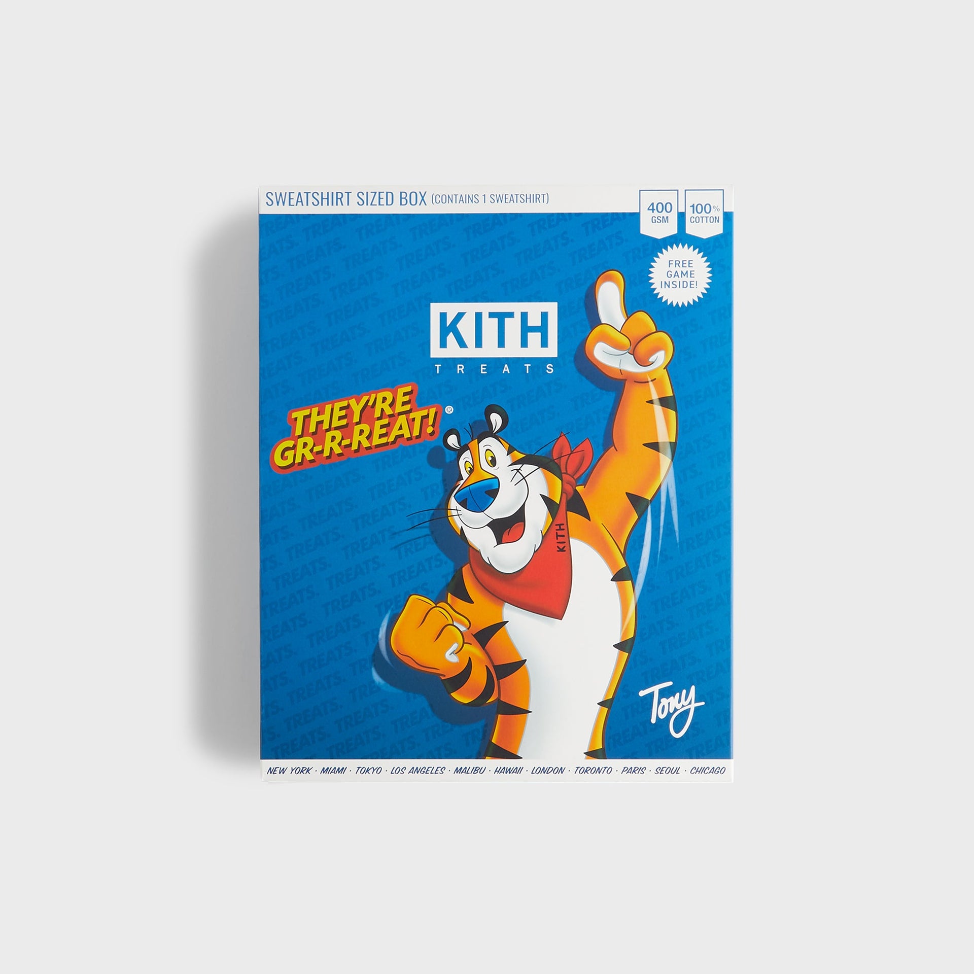 Kith Treats for Kellogg’s Frosted Flakes® Cereal & Tony the Tiger® Trrreats Nelson Hoodie - Black