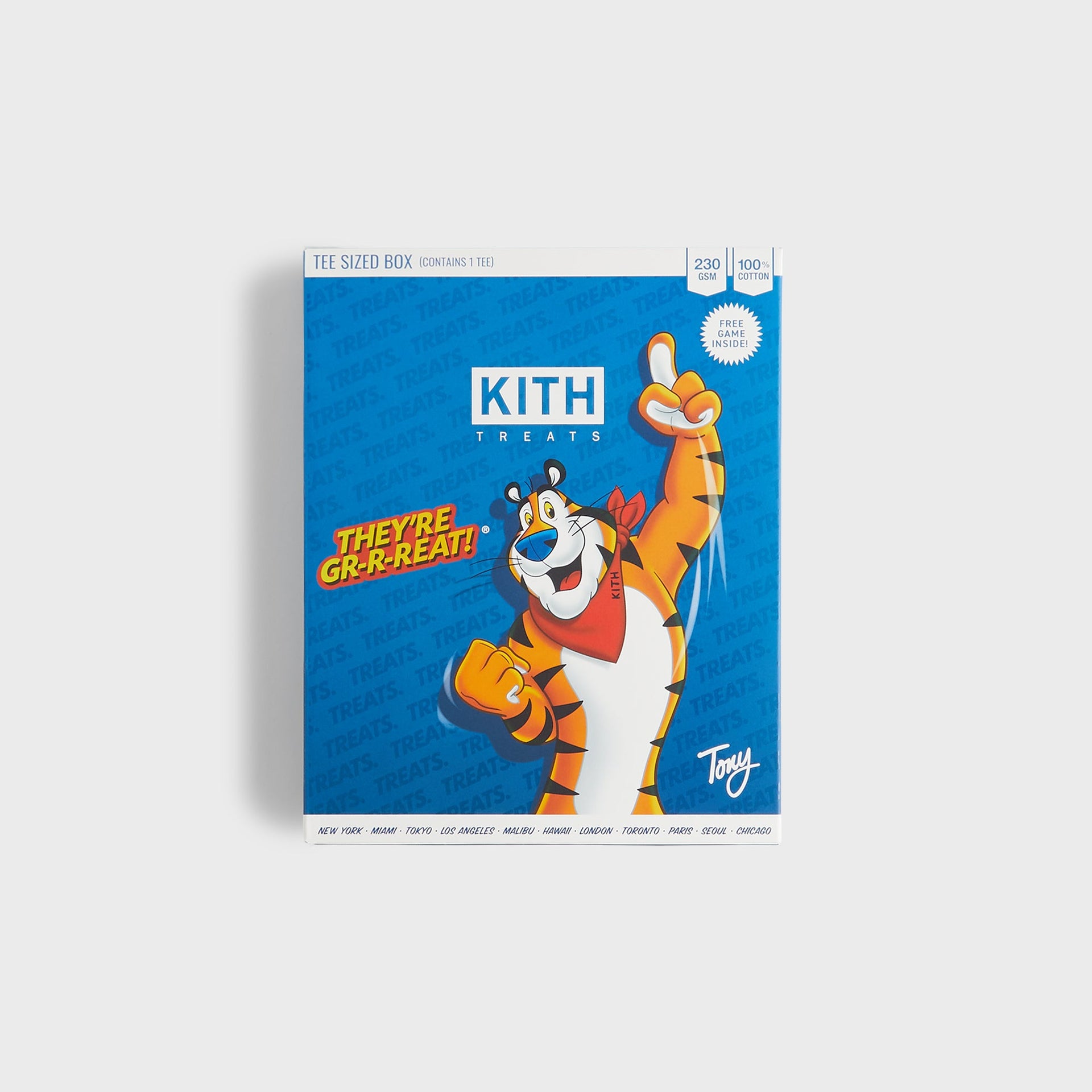 Kith Treats for Kellogg’s Frosted Flakes® Cereal & Tony the Tiger® Thumbs Up Tee - Black